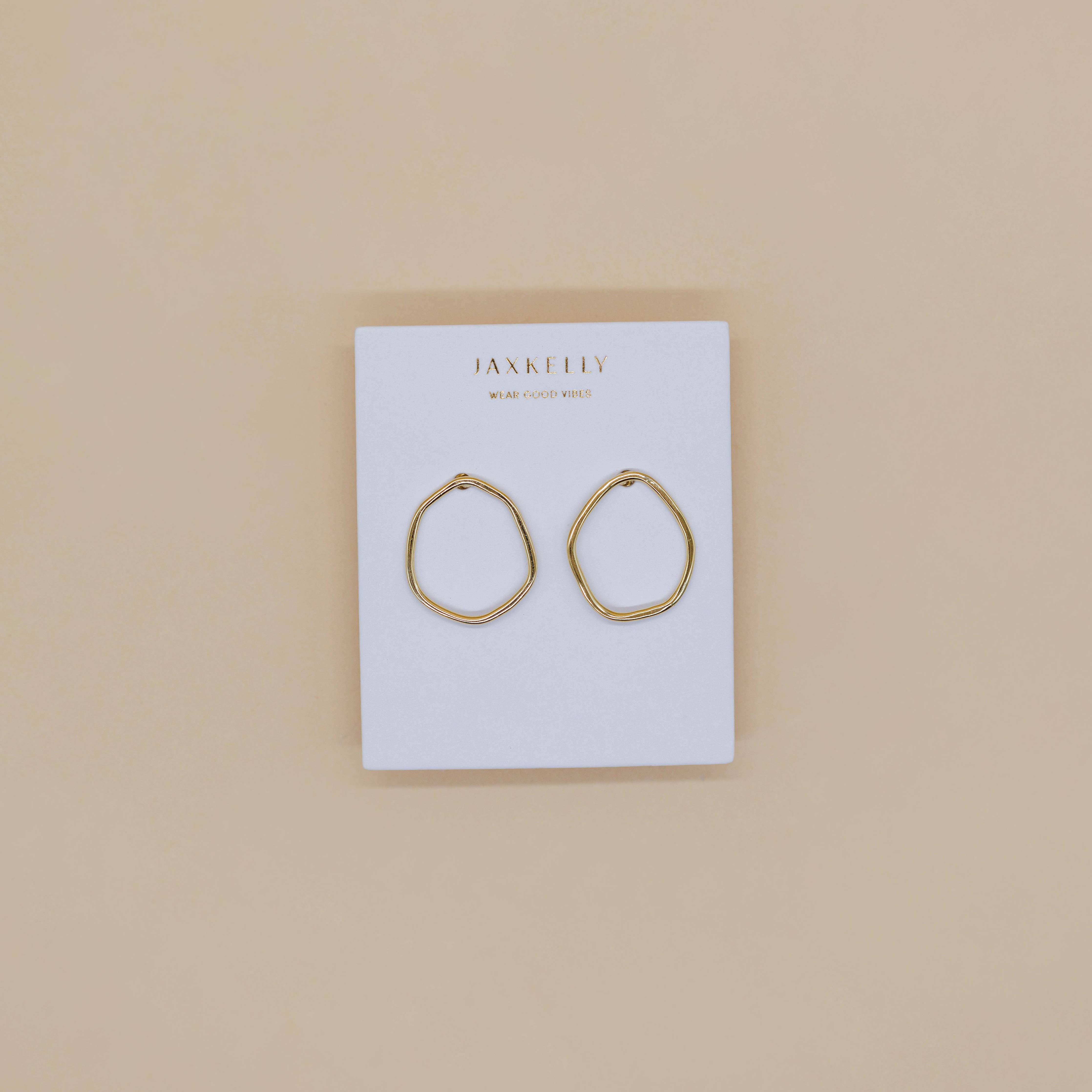 Gold Organic Hoop