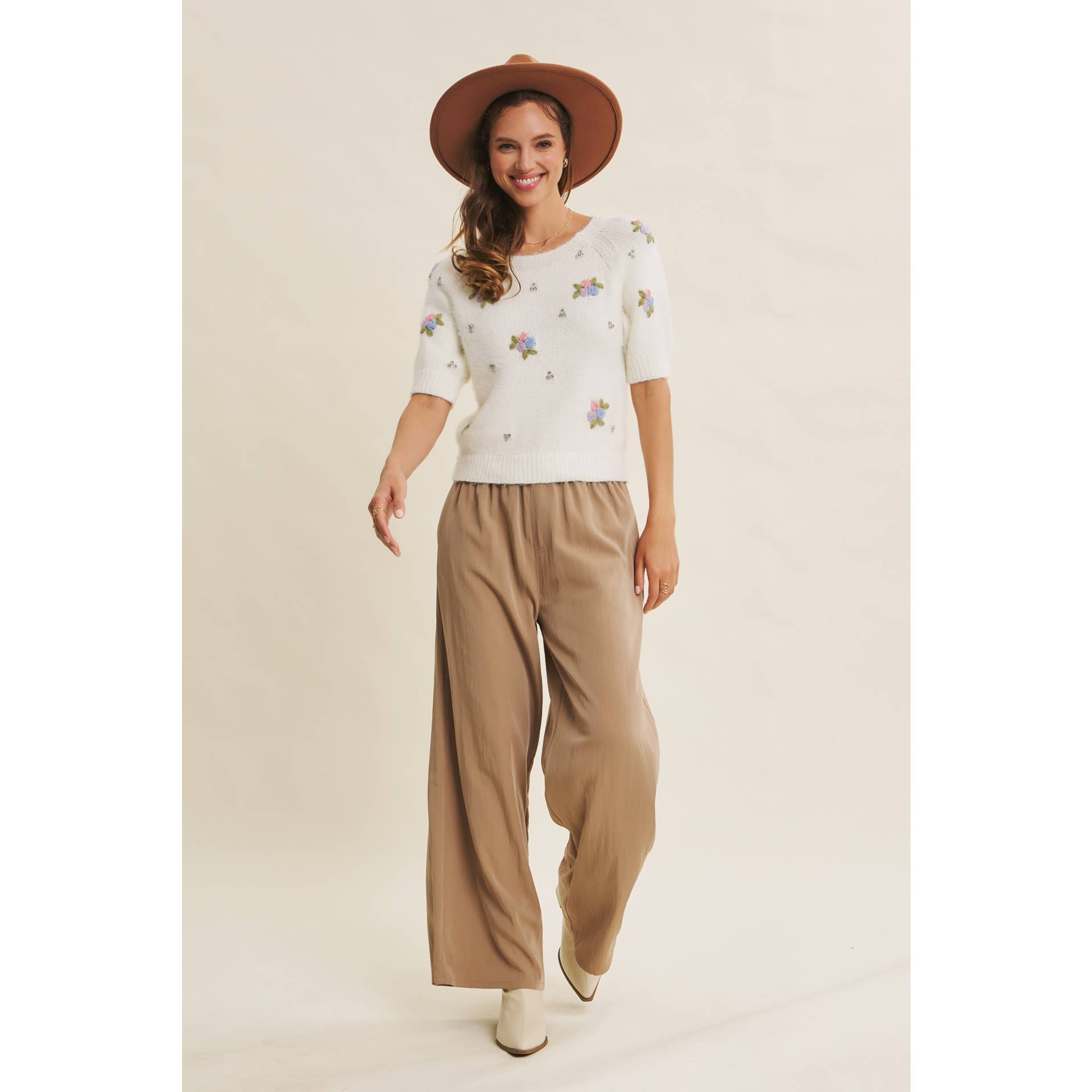Evelyn Wide Leg Pant