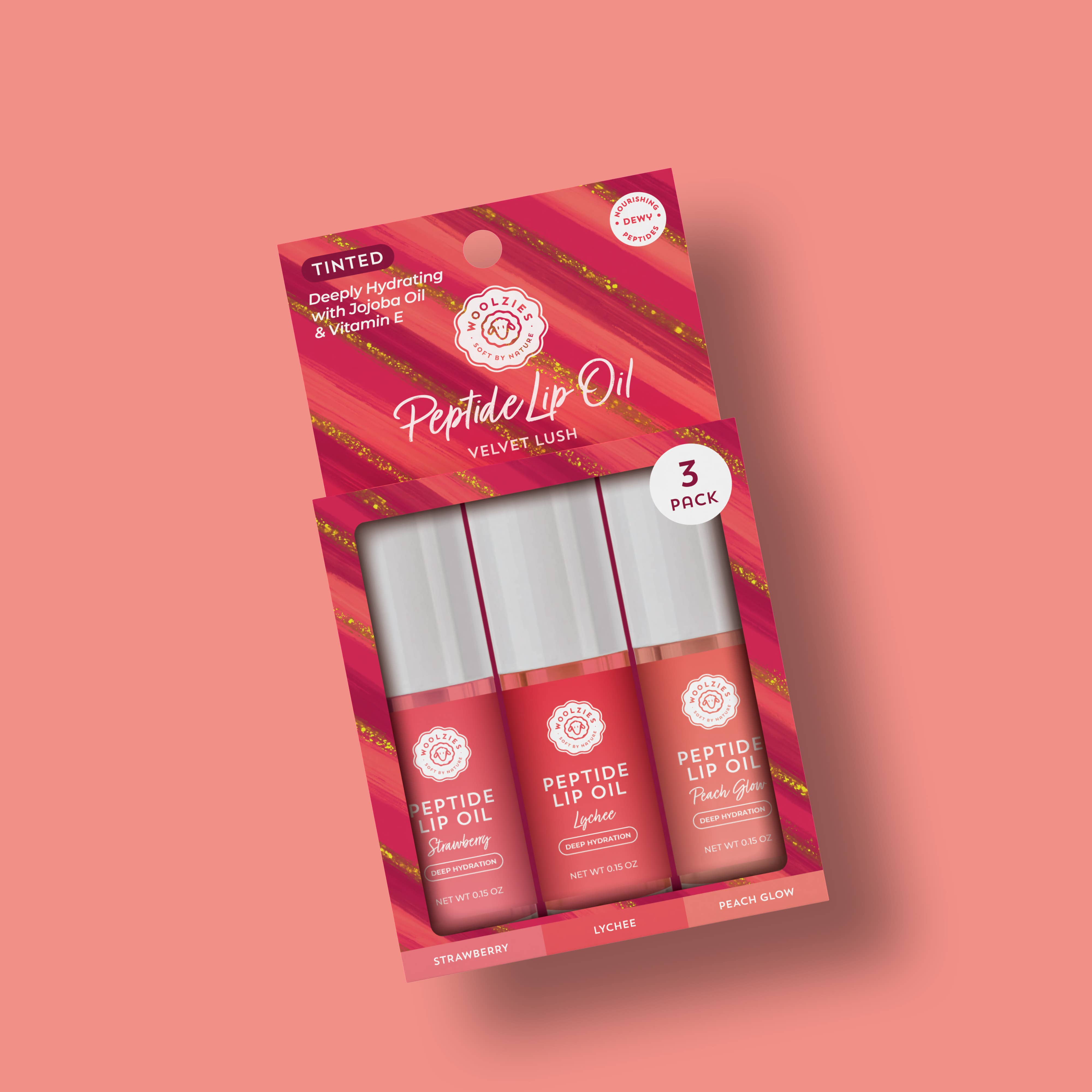 Peptide Lip Oil Trio – Velvet Lush