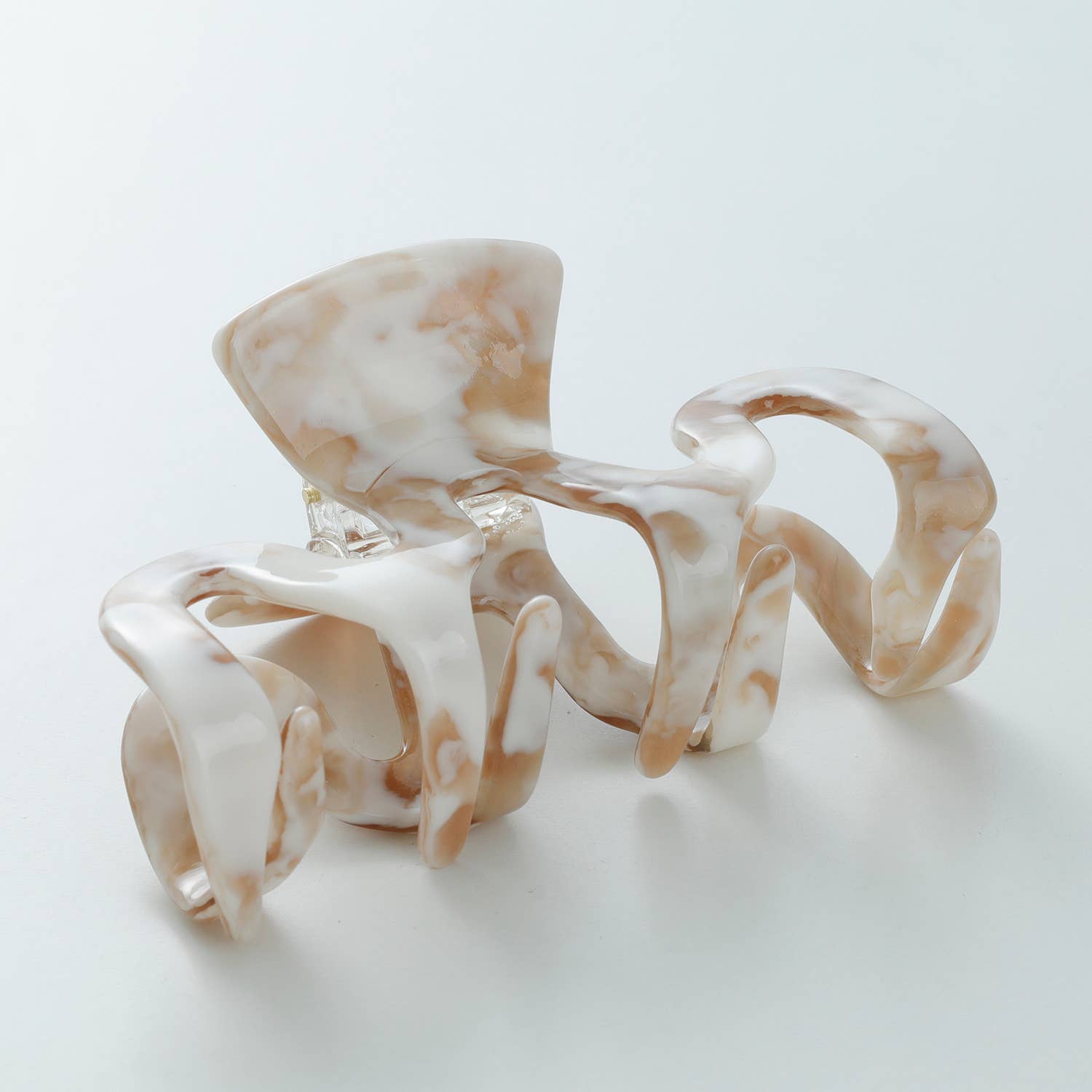 Calacatta Gold Large Claw Clips