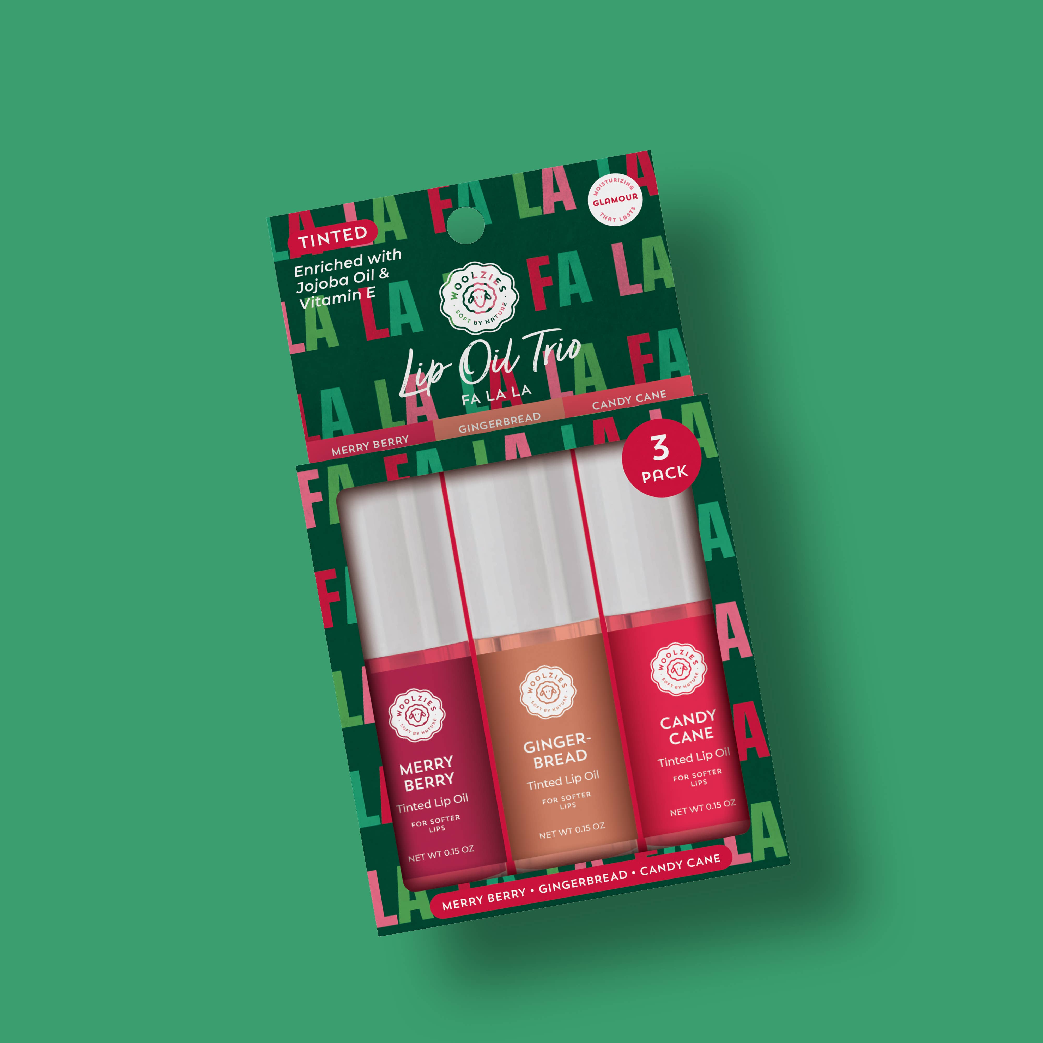 Tinted Lip Oil Trio – Fa La La