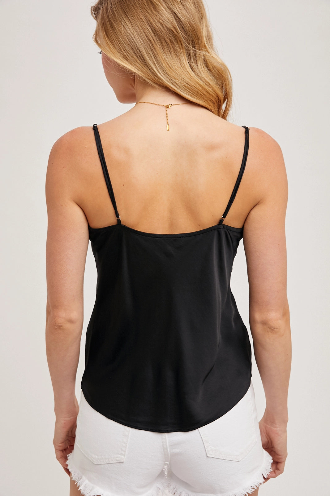 Dana Satin Lace Trimmed Camisole
