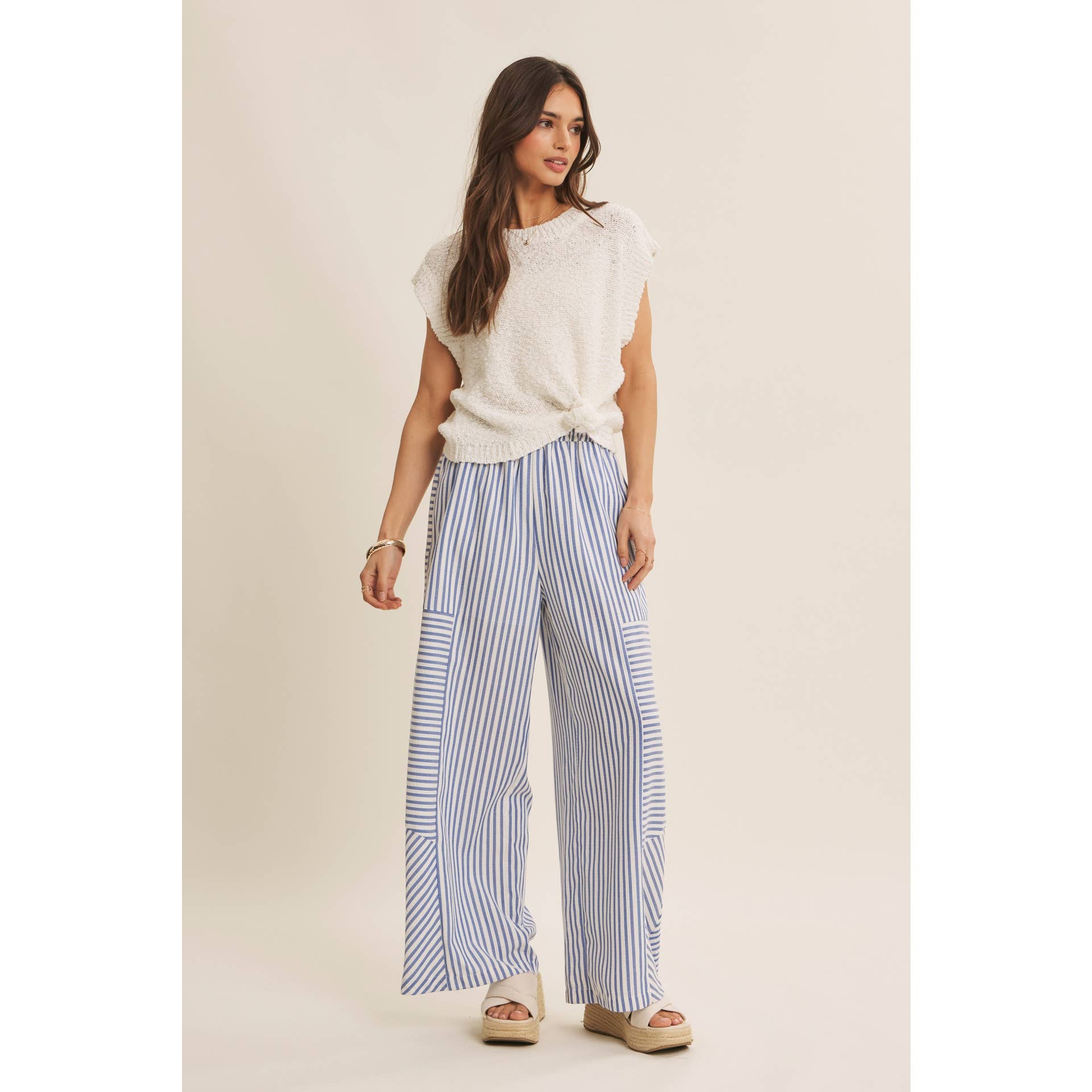 Laine Textured Sweater Tee