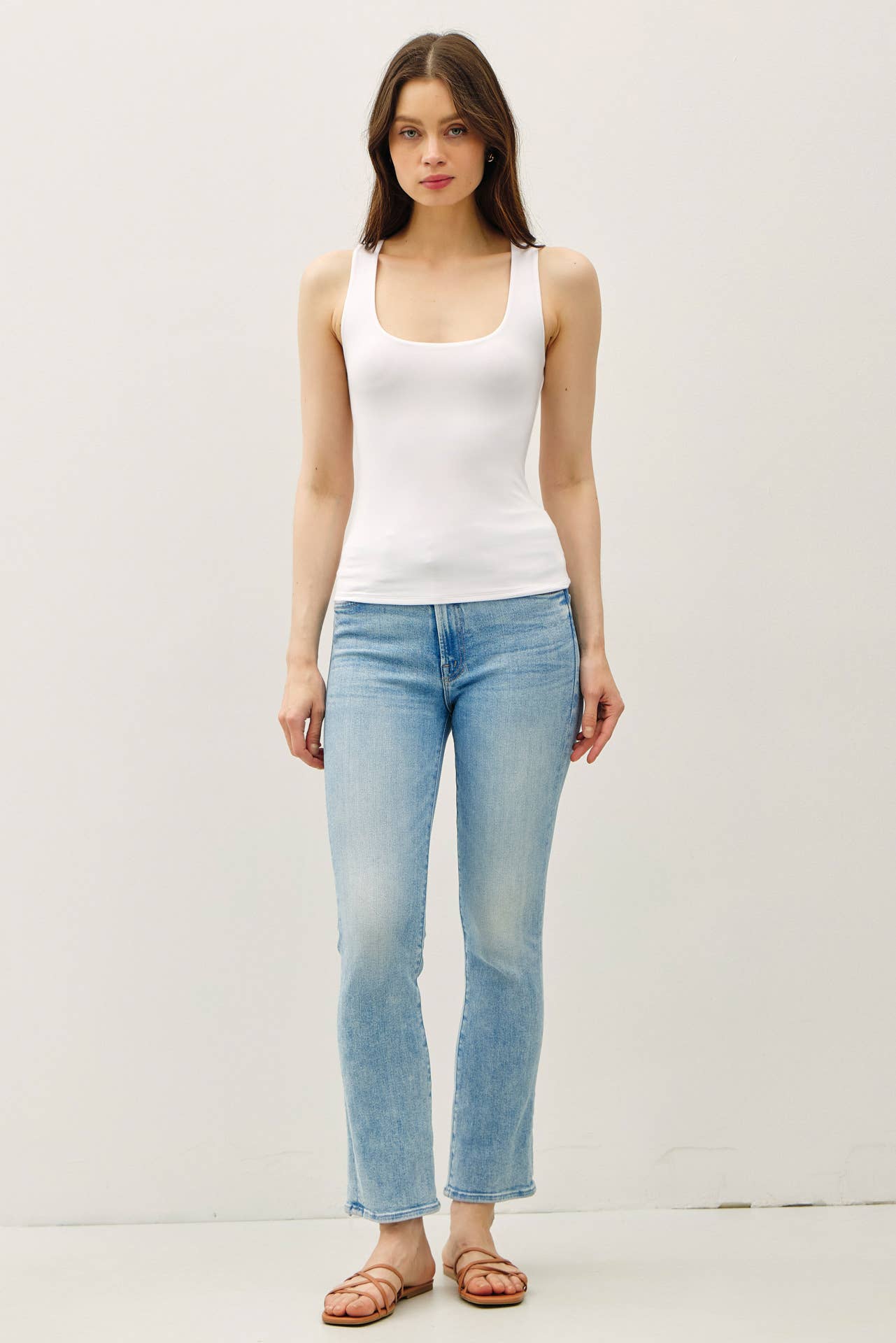 Presley Double Lined Square Neck Tank