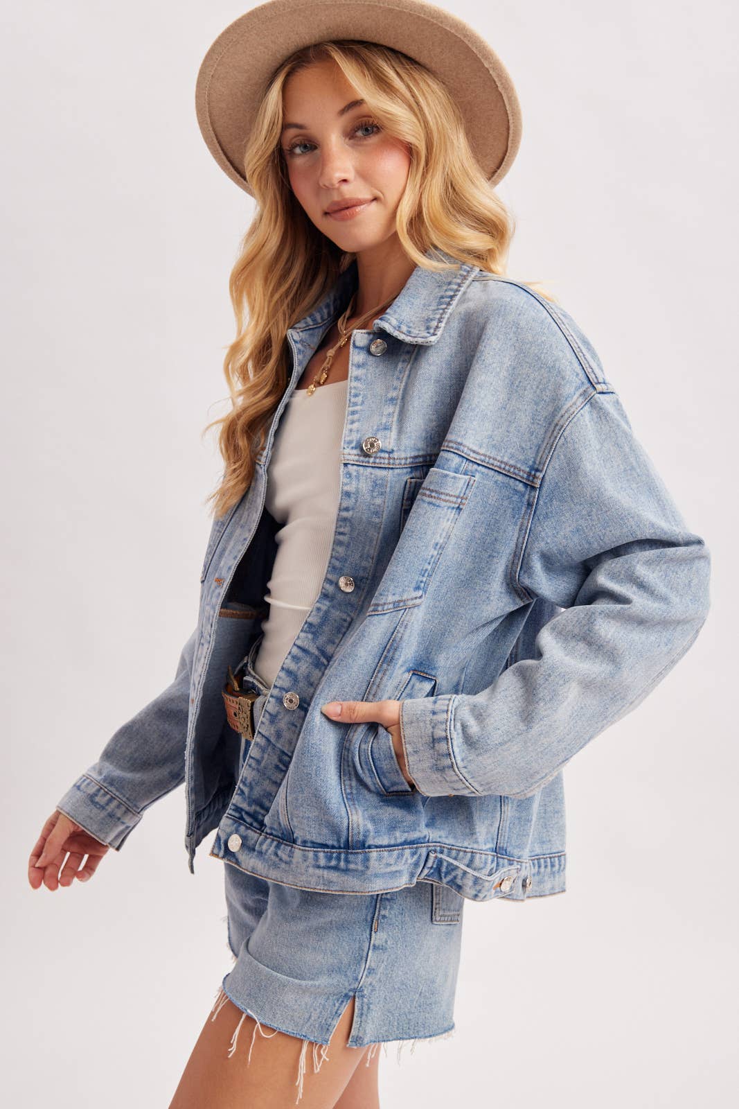 Roxie Oversized Denim Jacket