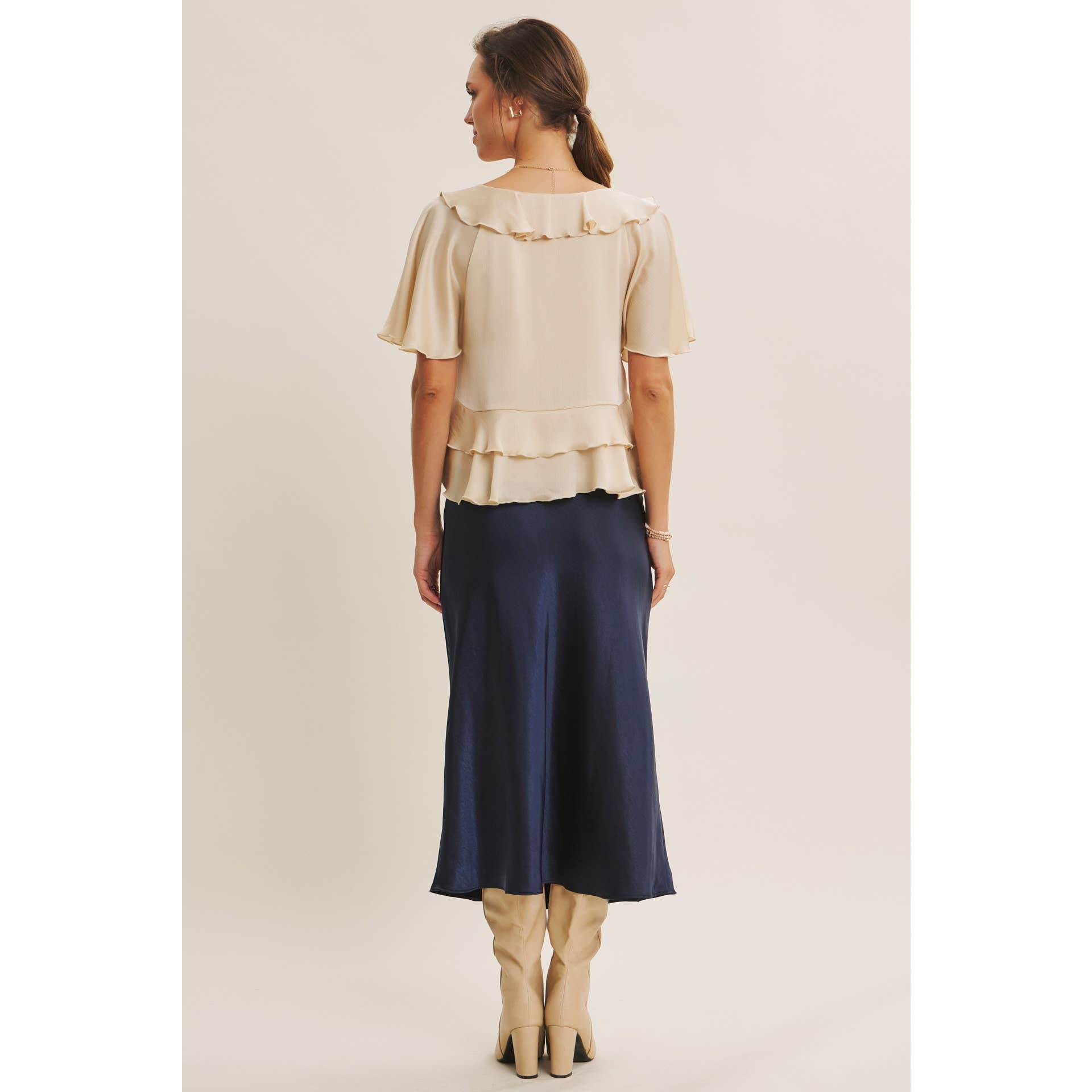 Brianne Ruffle Blouse