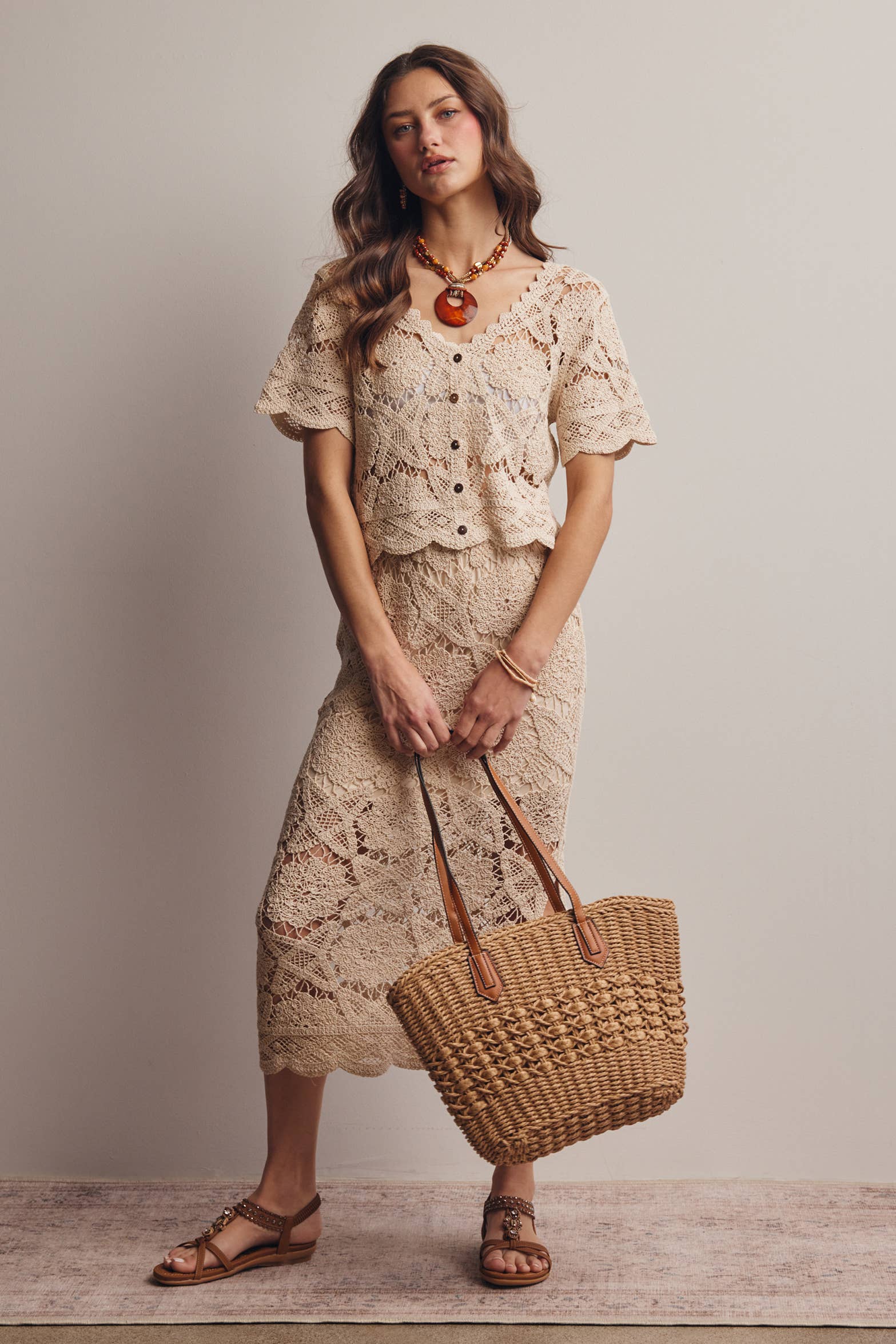 Aspen Crochet Lace Top