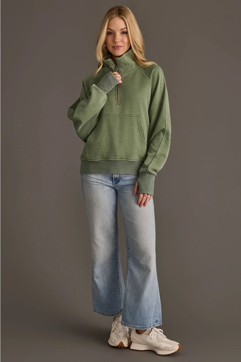 Kiera Quarter Zip Sweatshirt