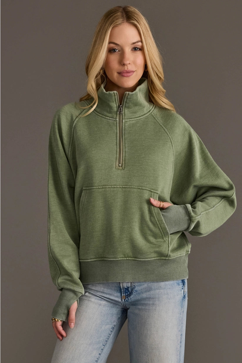 Kiera Quarter Zip Sweatshirt
