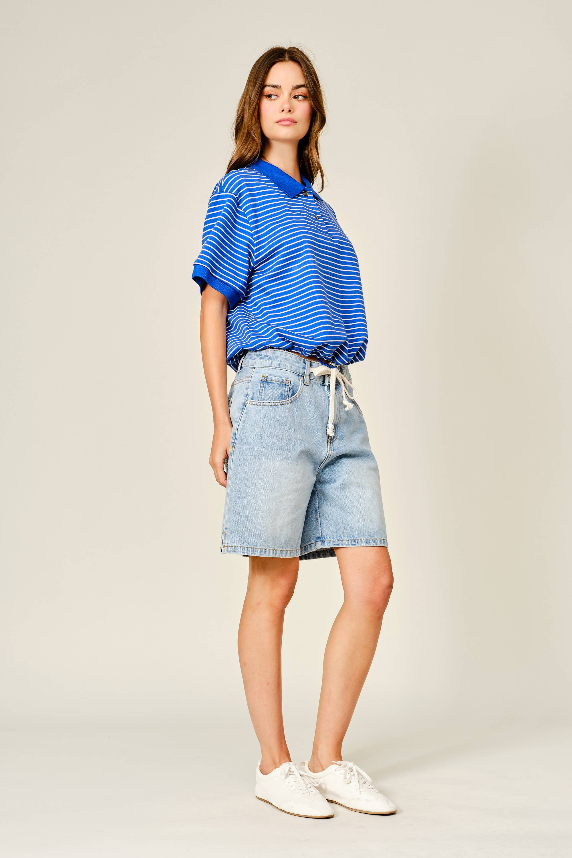 Dana Bermuda Drawstring Shorts