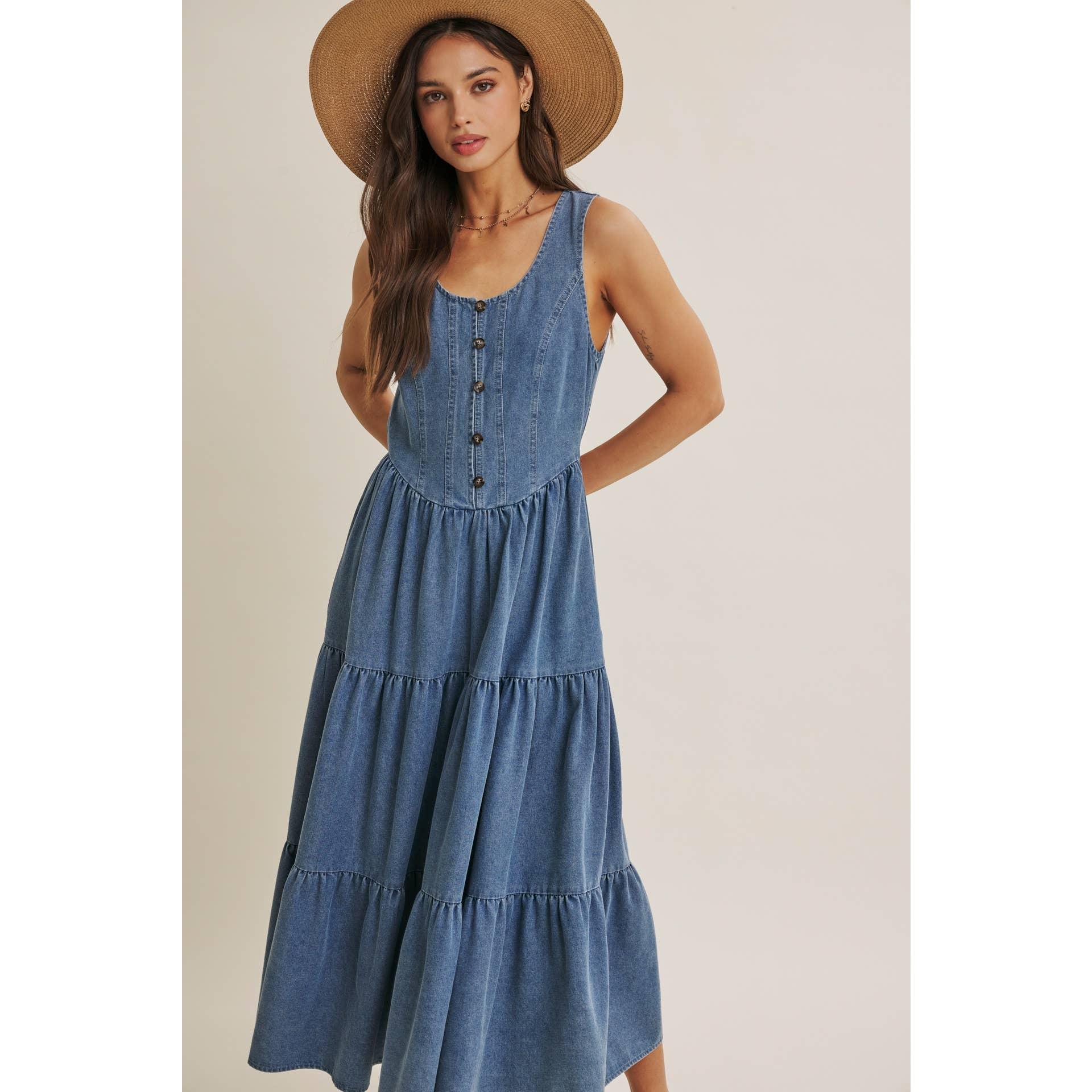 Mabel Tiered Mini Dress