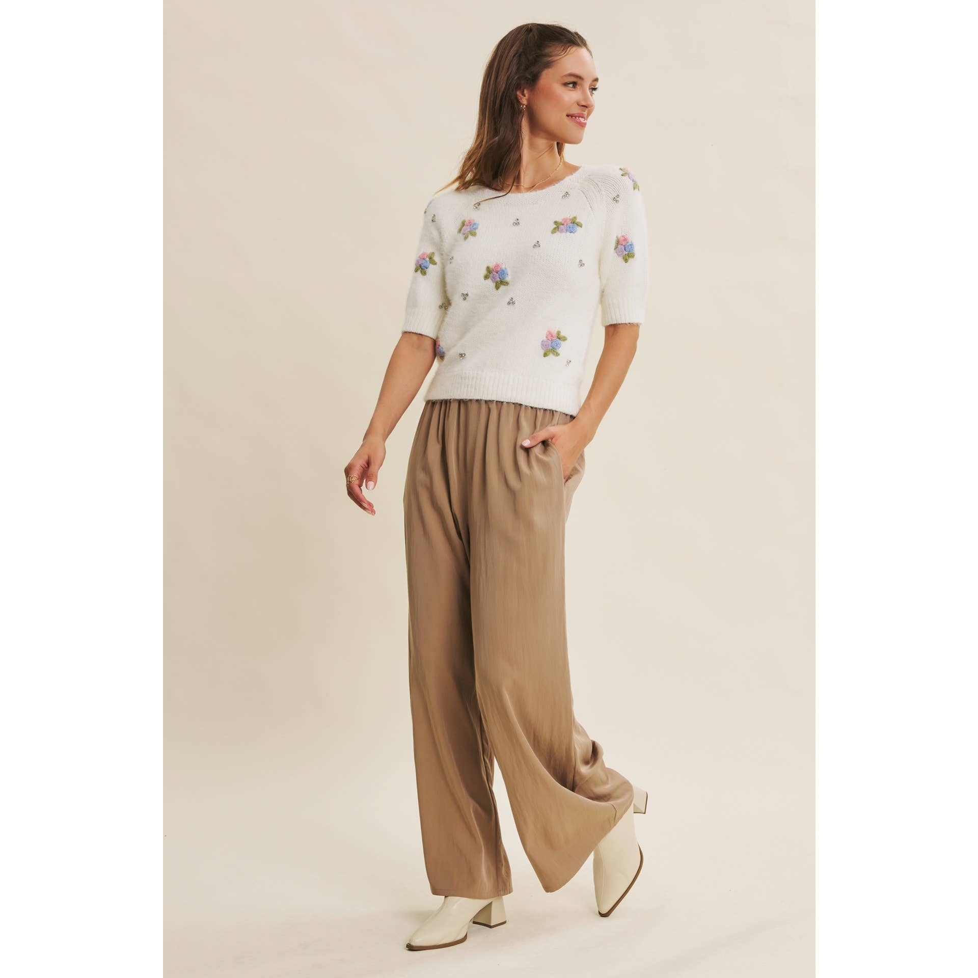Evelyn Wide Leg Pant