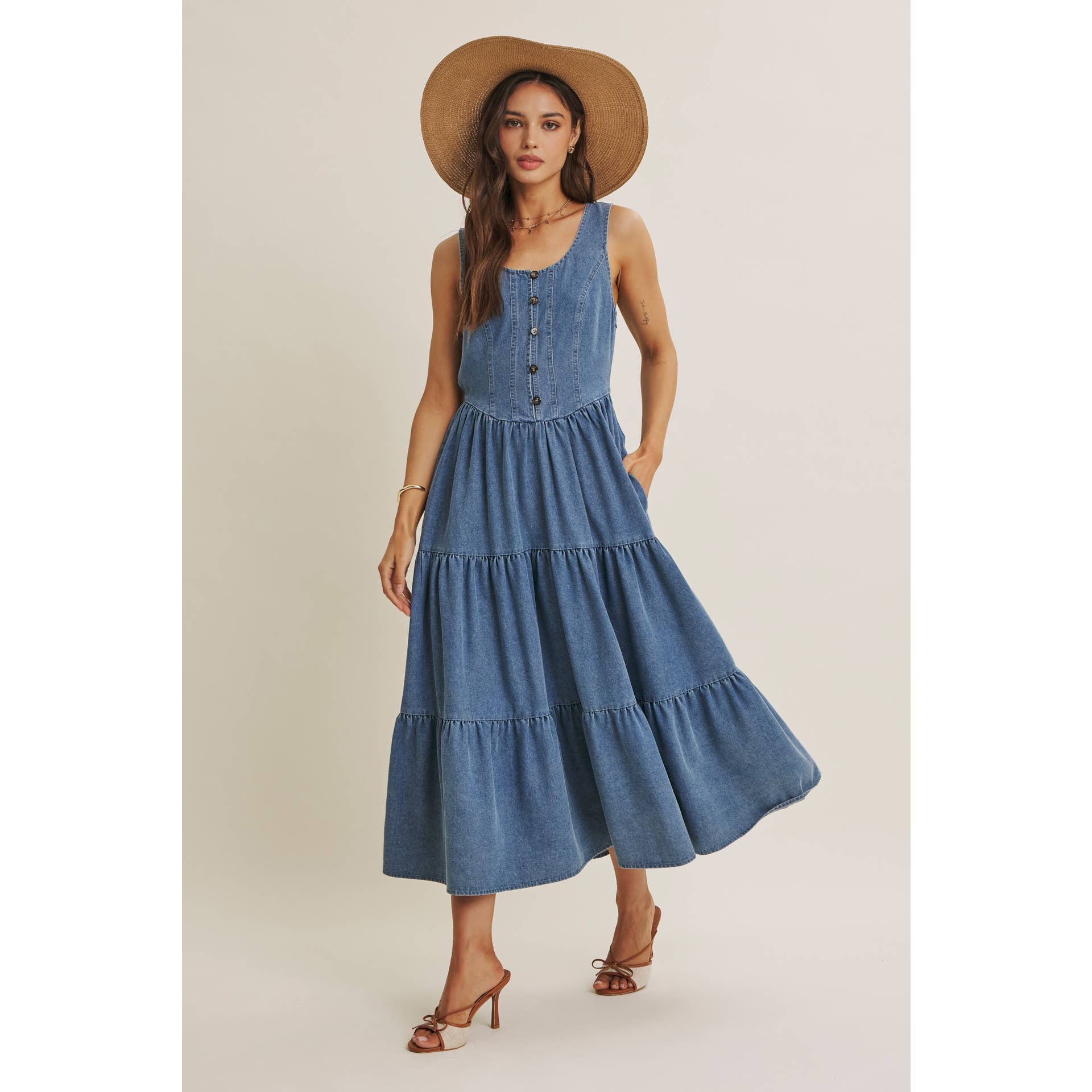 Mabel Tiered Mini Dress