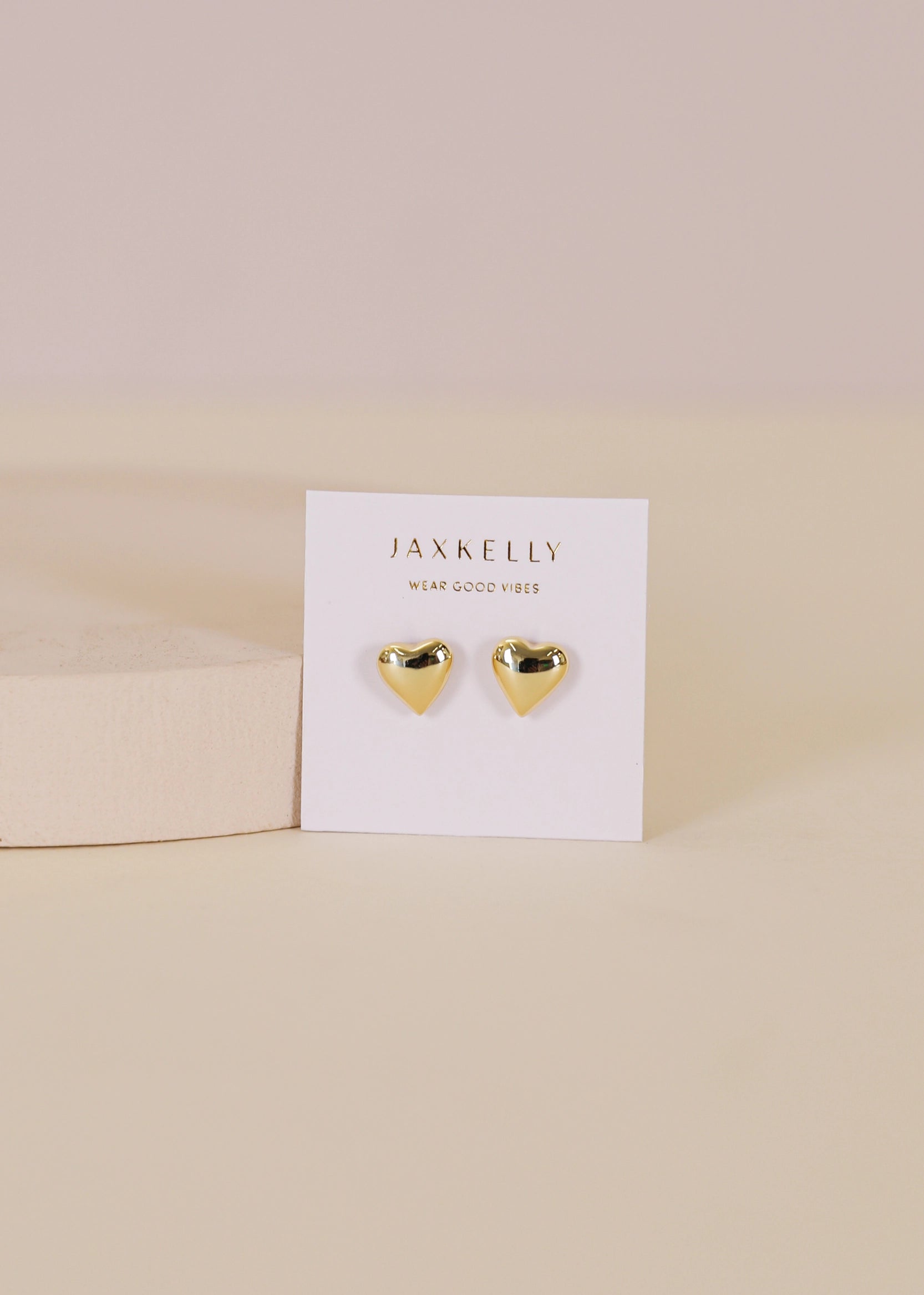 Puffed Heart Earrings