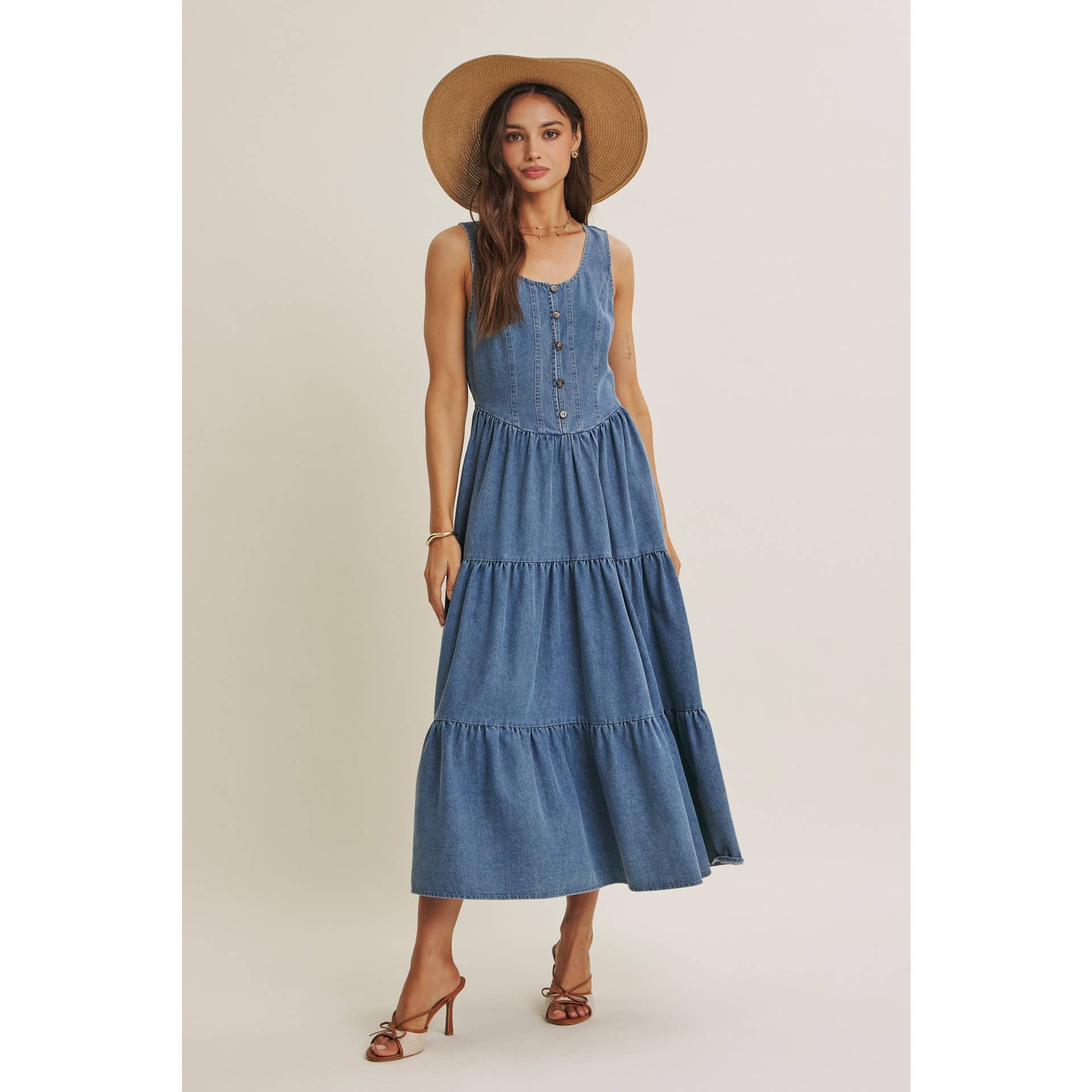 Mabel Tiered Mini Dress