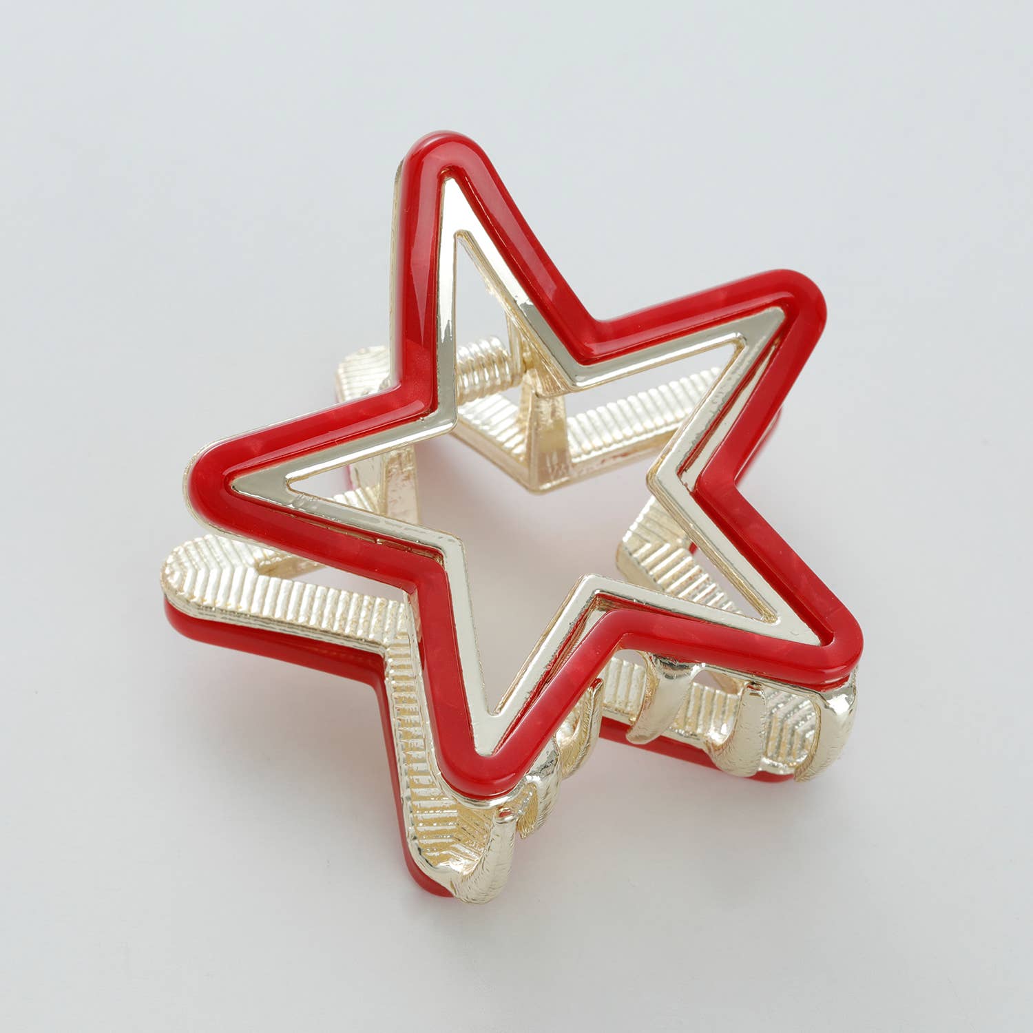 Americana Star Small Metal Claw Clip