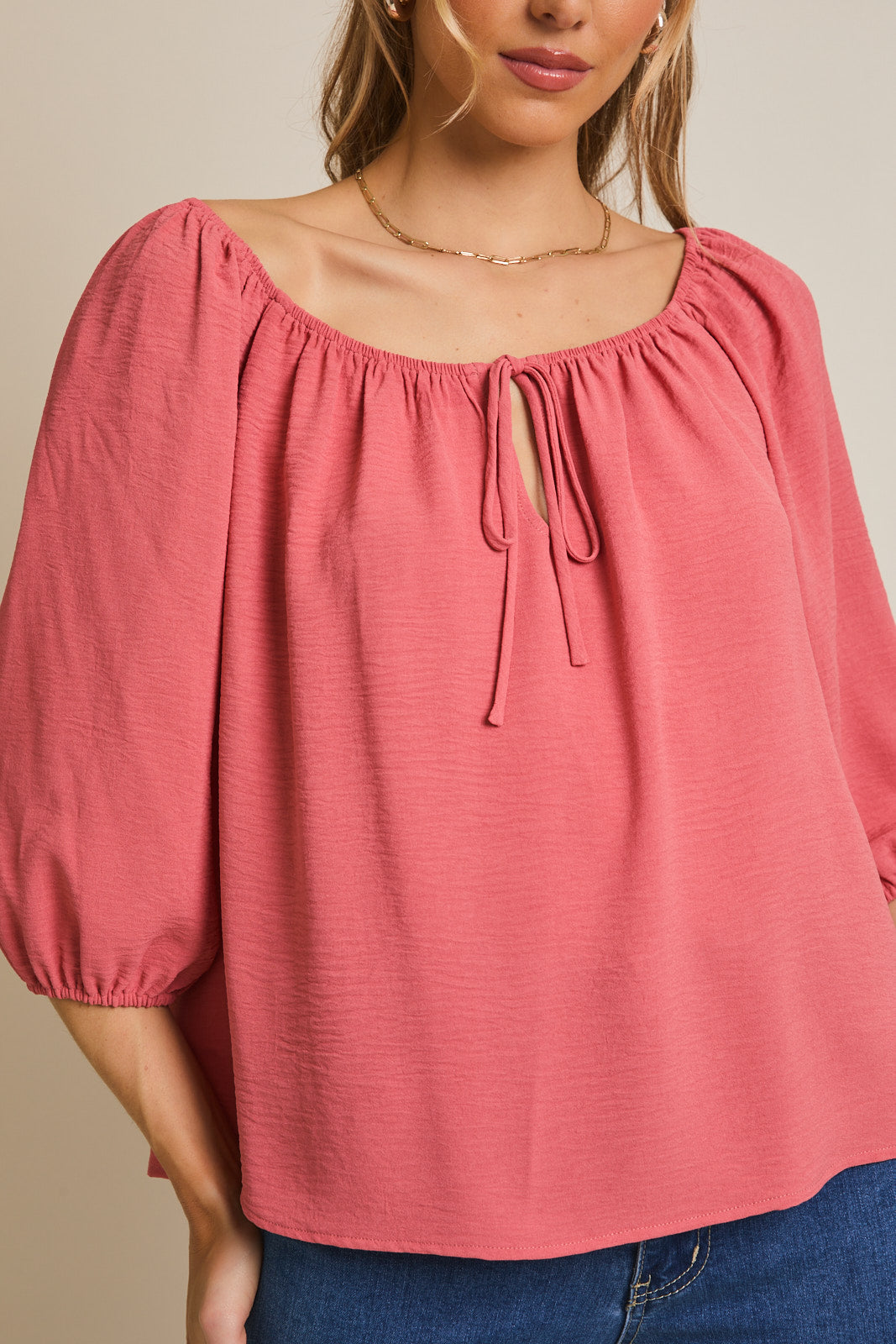 Jessie Front Tie Top