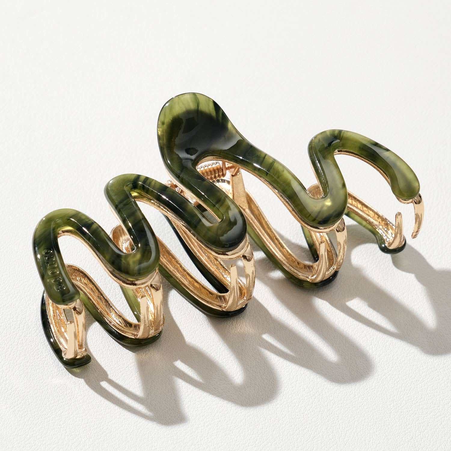 Willow Vintage Metal Large Squiggle Claw Clip