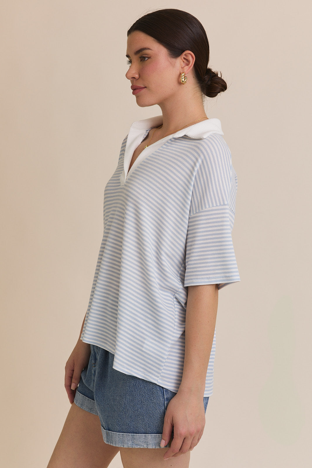 Deana Boxy Polo Shirt