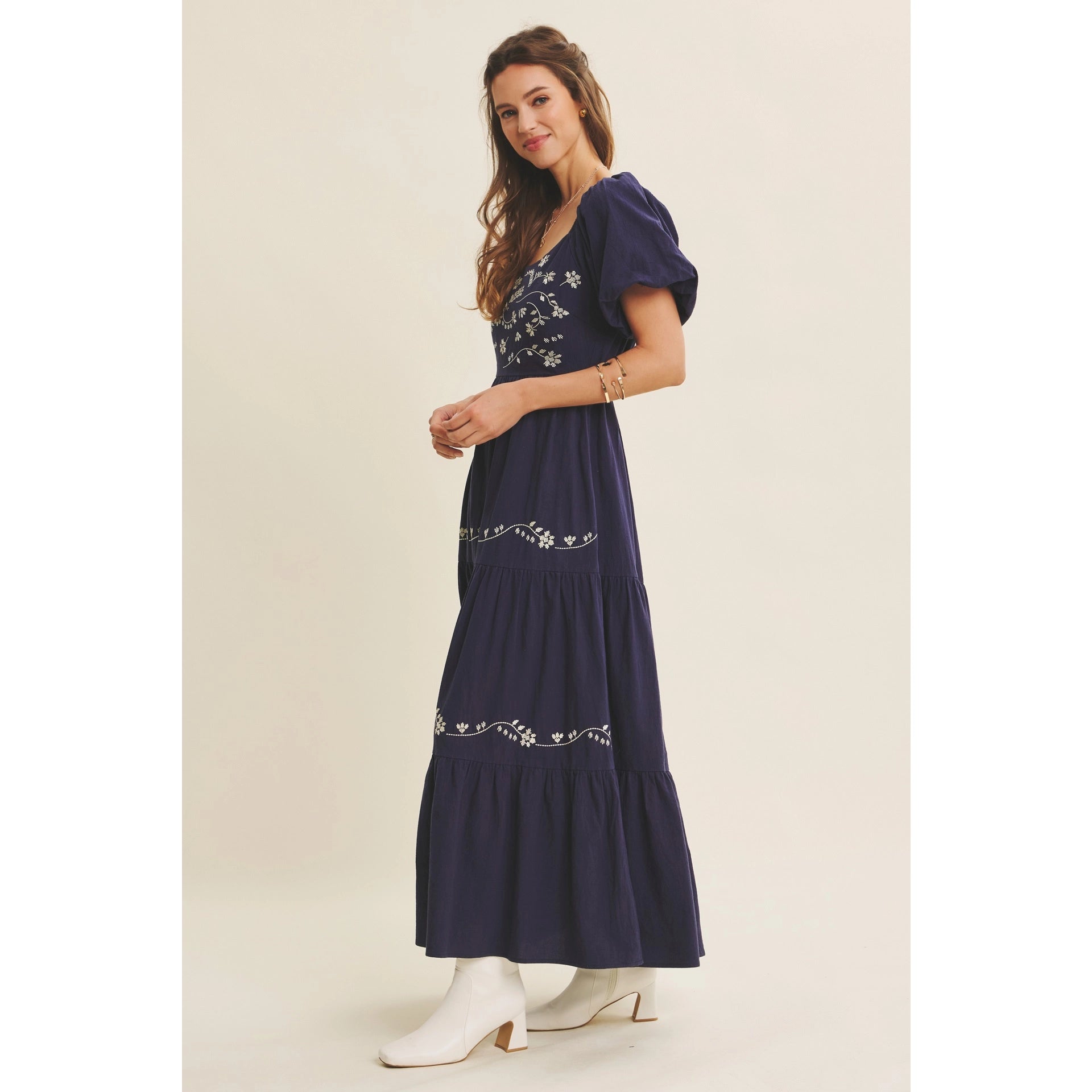 Jordan Embroidered Maxi Dress