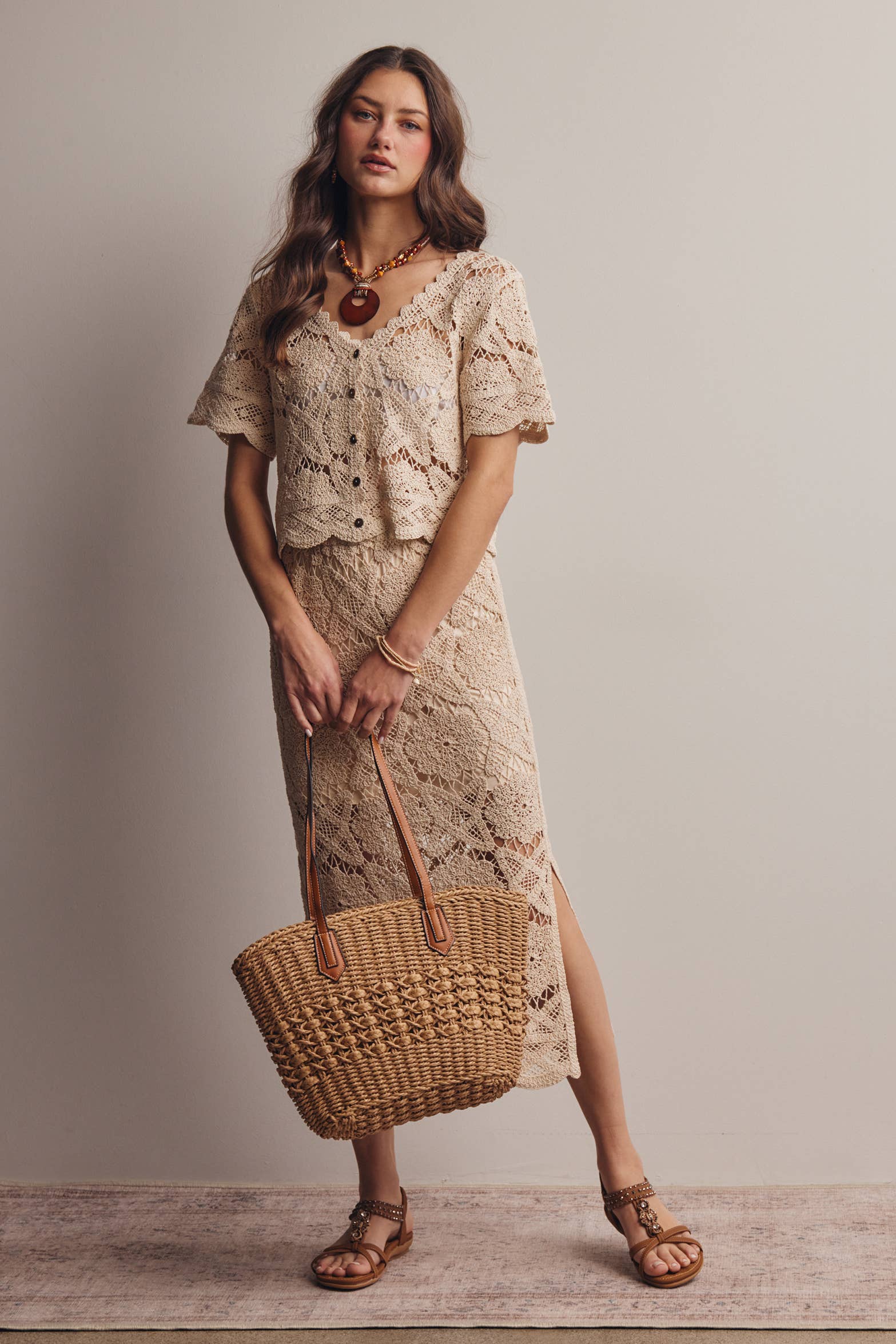 Aspen Crochet Lace Top