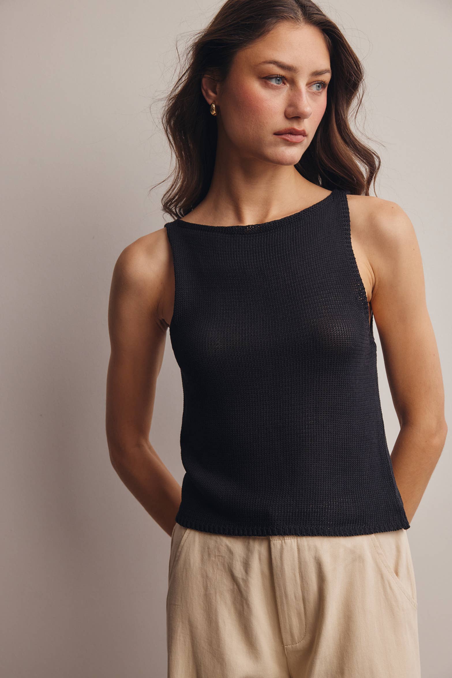Jane Cotton Sweater Tank