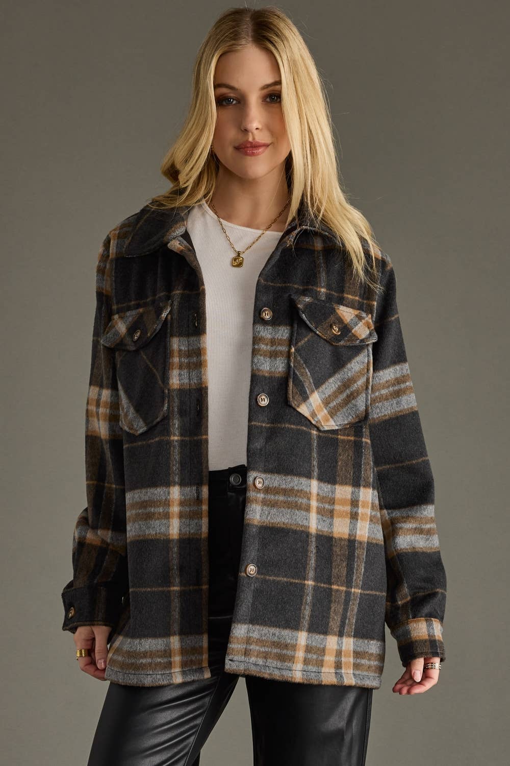 Emerson Plaid Shacket