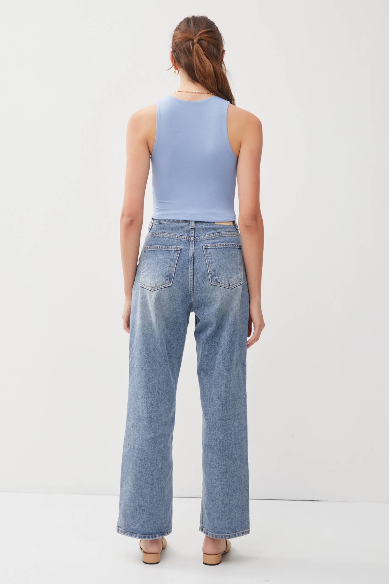 Ivy Double Lined Cropped Tank
