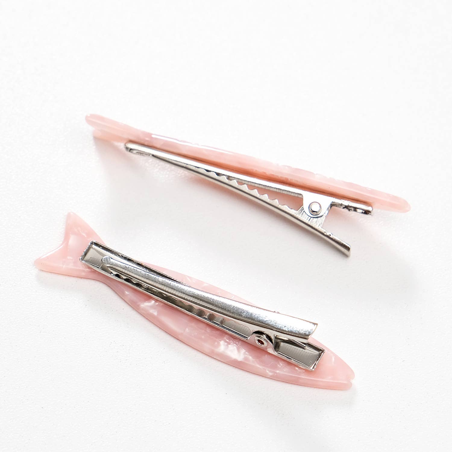 Saltwater Floral Sardine Fish Barrette Hair Clip - Small