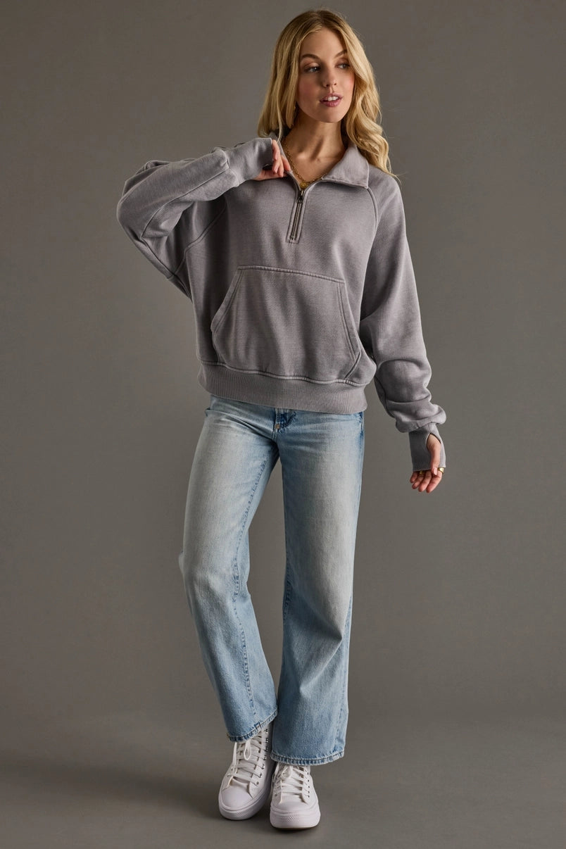 Kiera Quarter Zip Sweatshirt