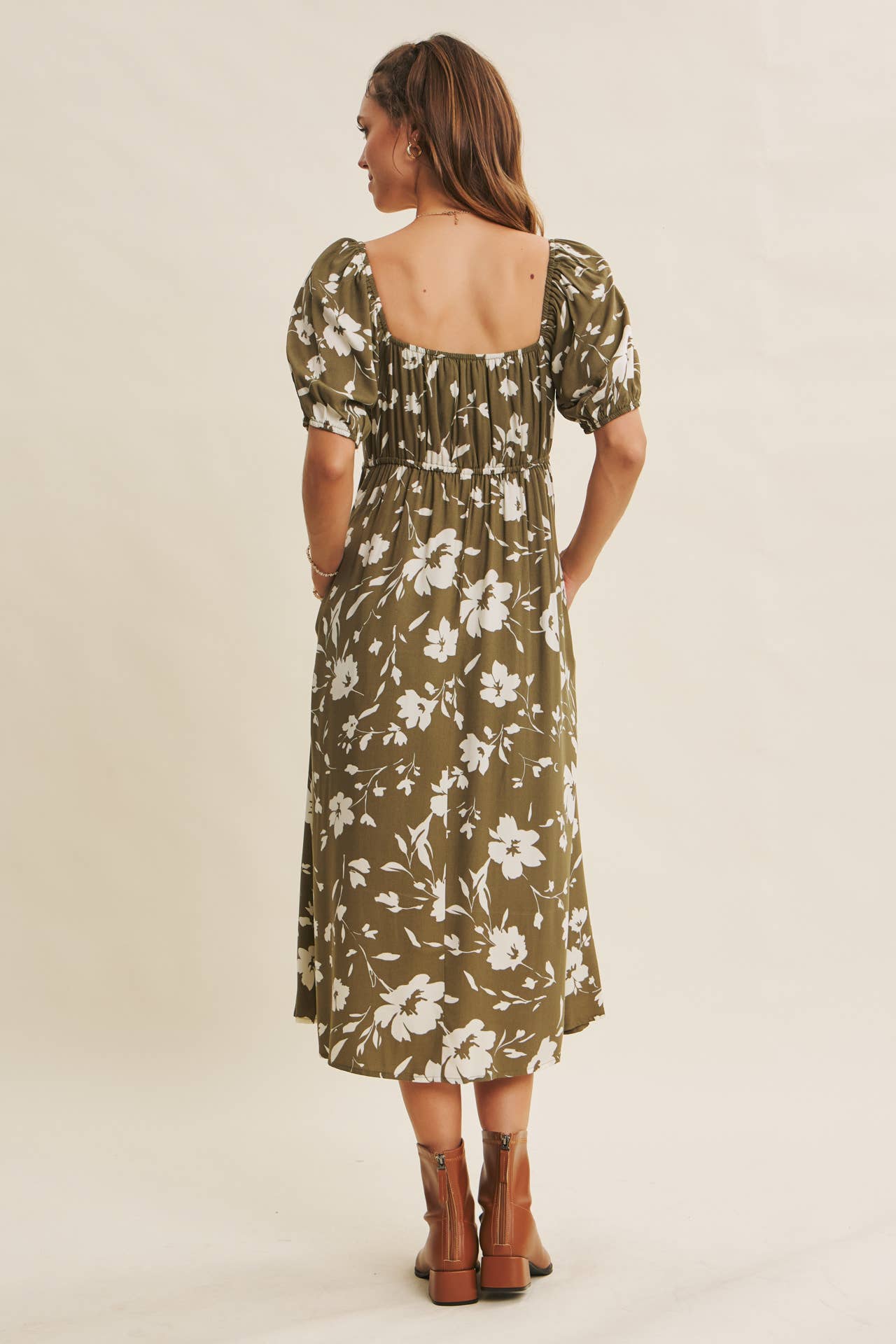 Naomi Floral Midi Dress