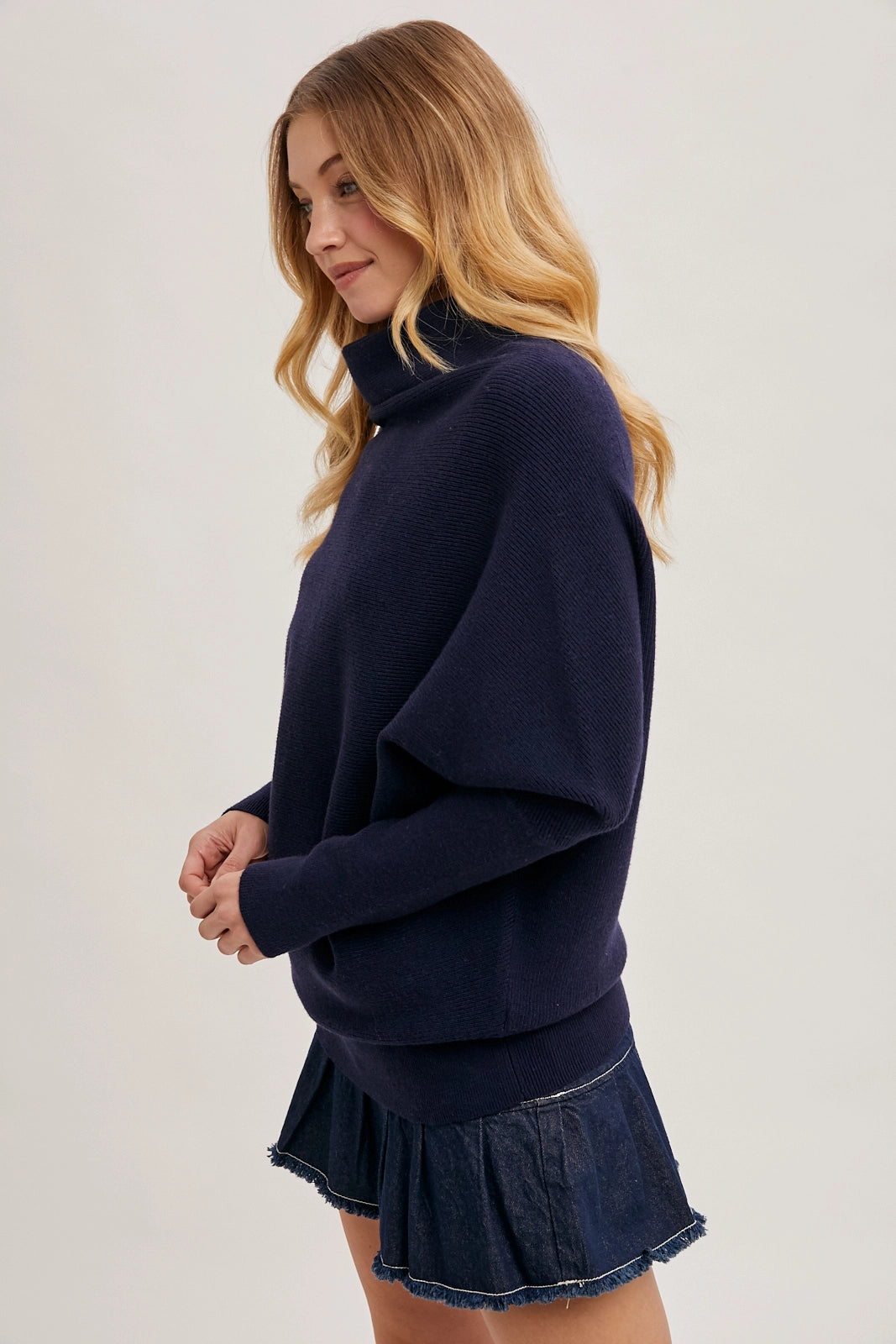 Holly Slouch Neck Dolman Sweater
