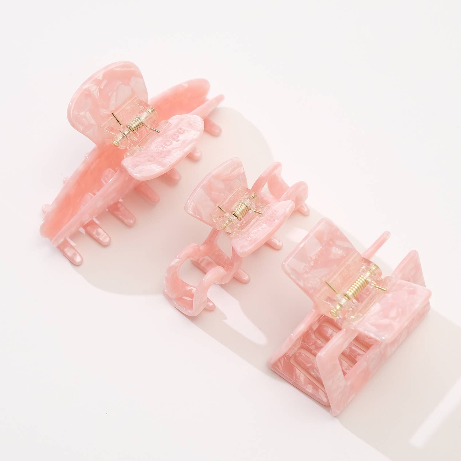 Saltwater Pink Assorted Small/Medium Claw Clips