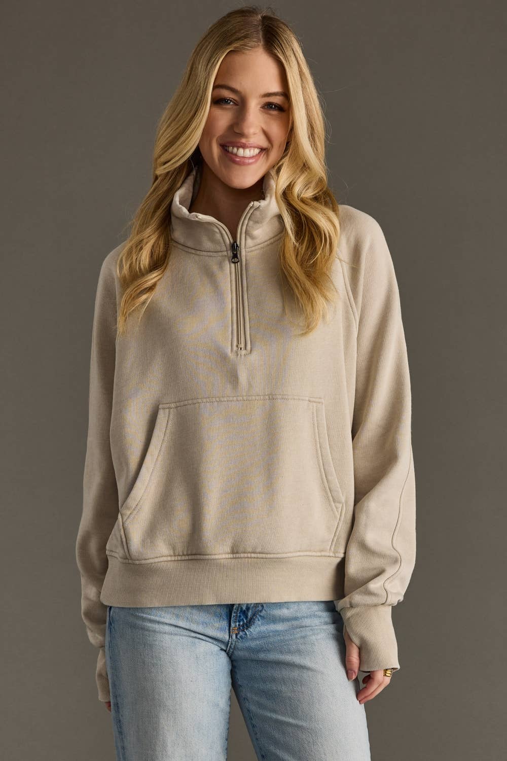 Kiera Quarter Zip Sweatshirt