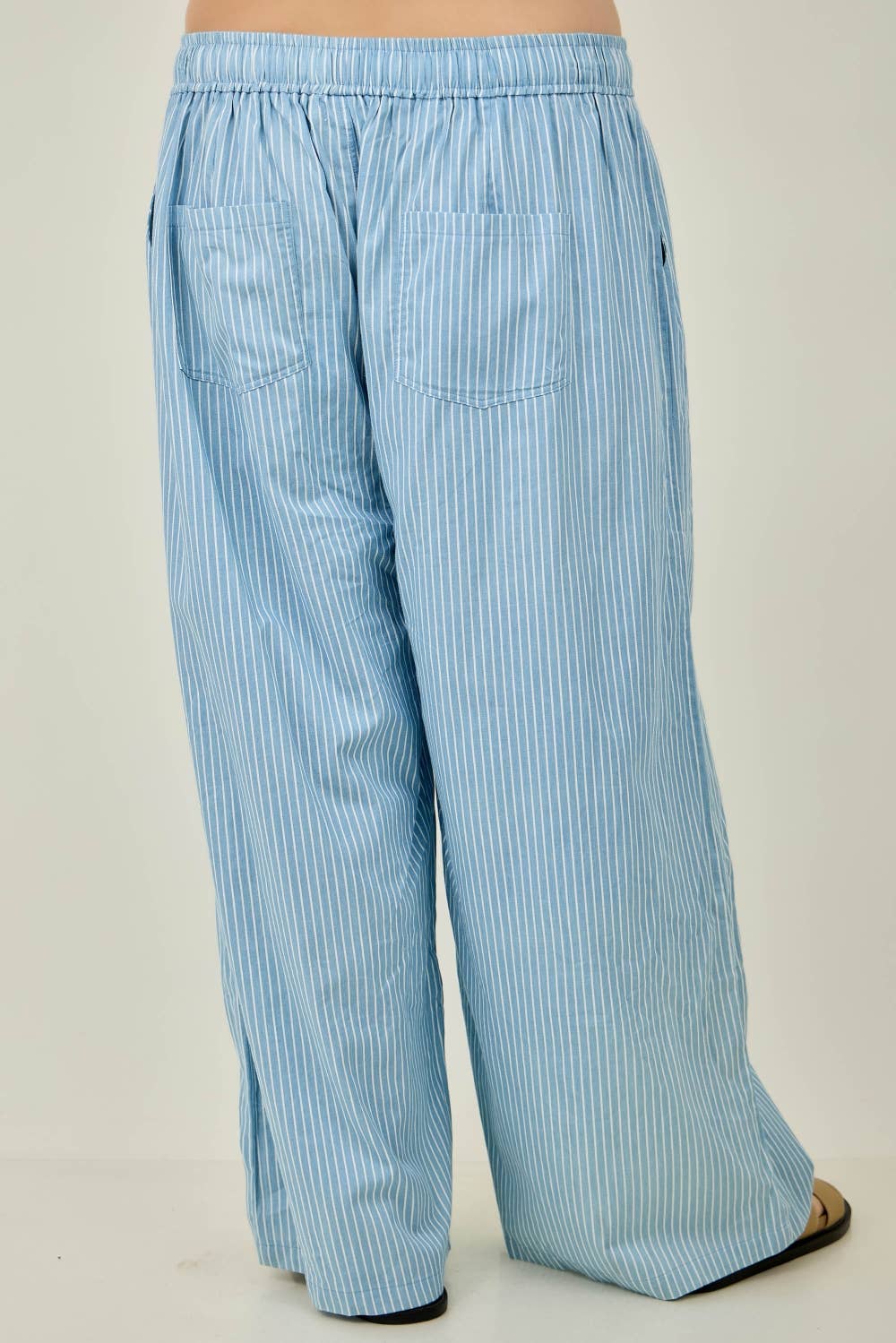 Sasha Pinstripe Wide Leg Pant