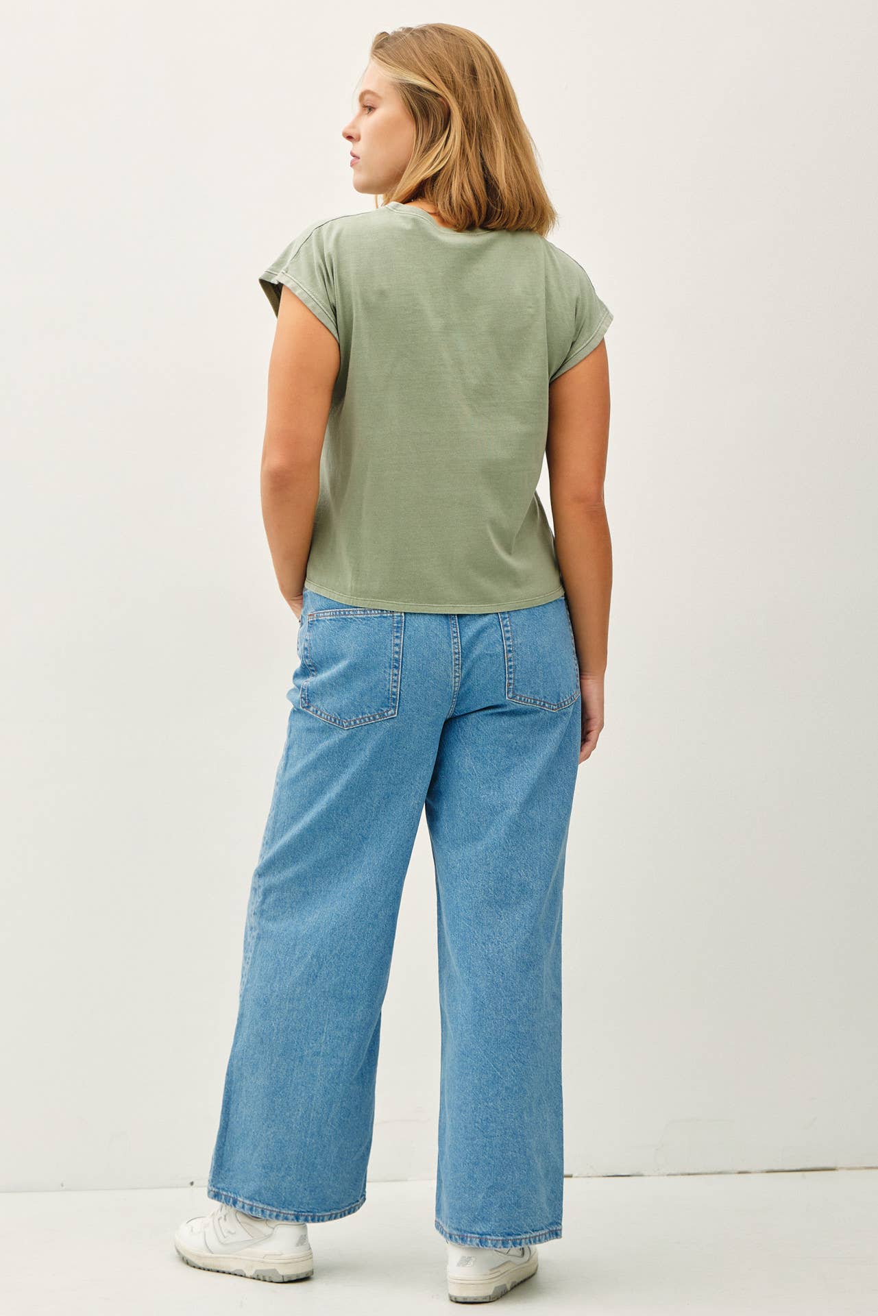 Joelle Acid Wash Tee
