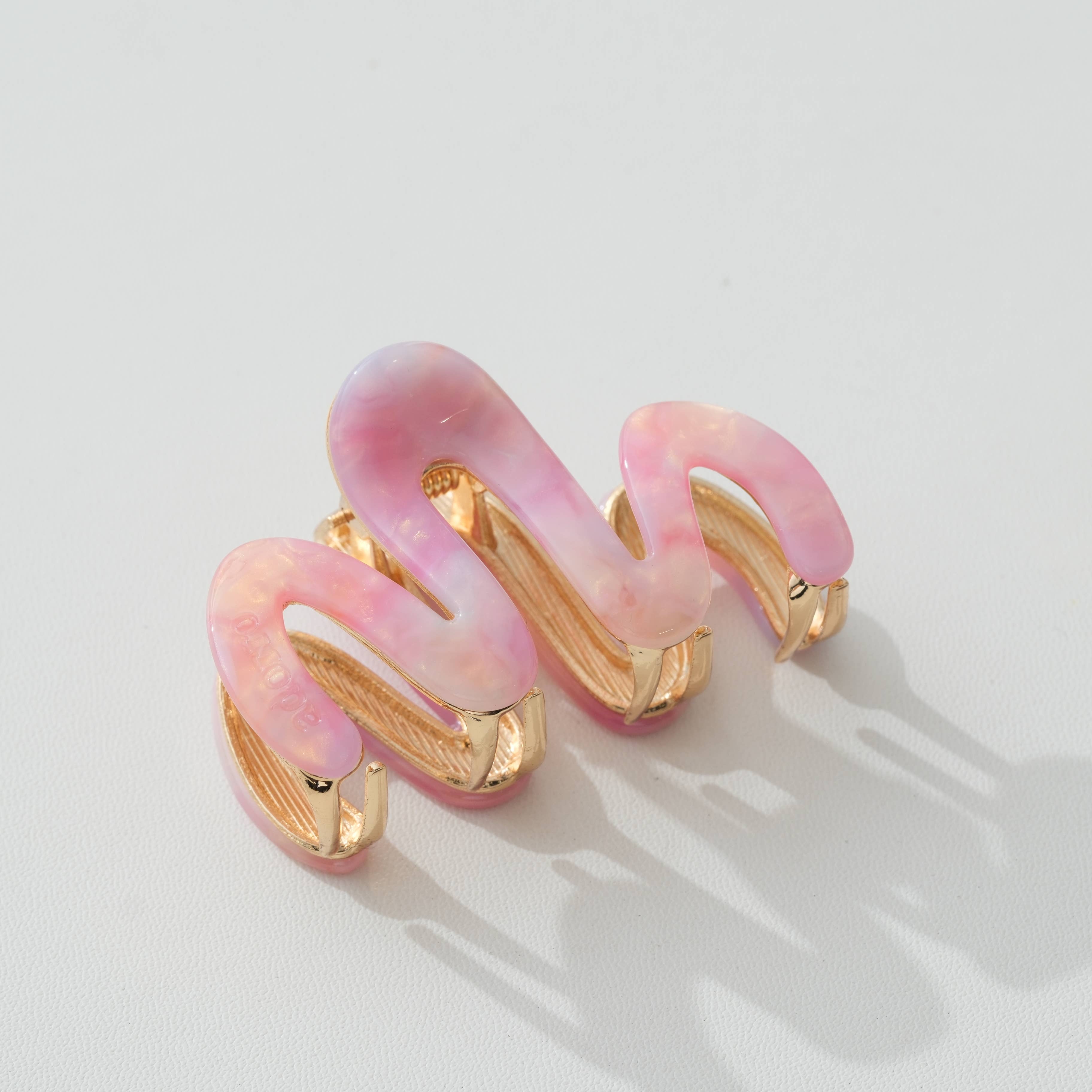 Willow Mini Island Sun Metal Squiggle Claw Clip