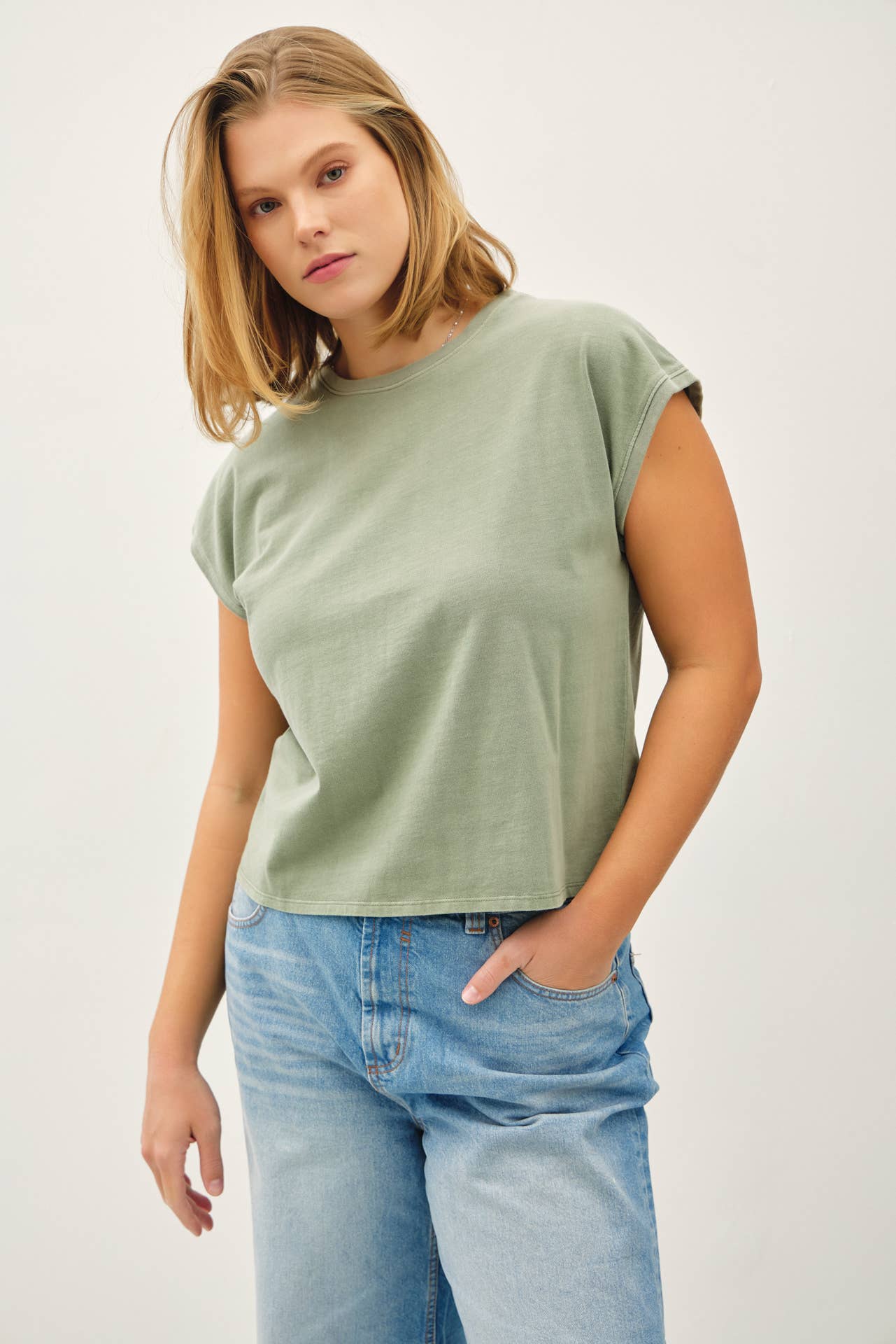 Joelle Acid Wash Tee