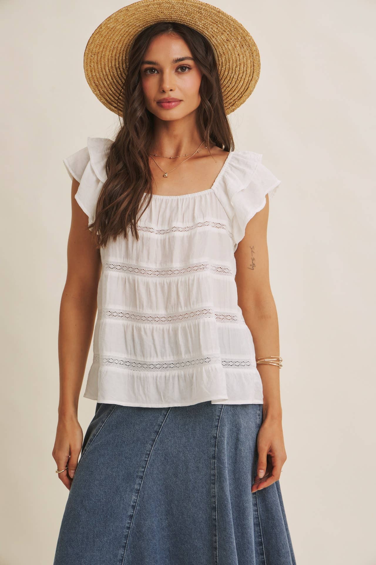 Juliet Boho Lace Top