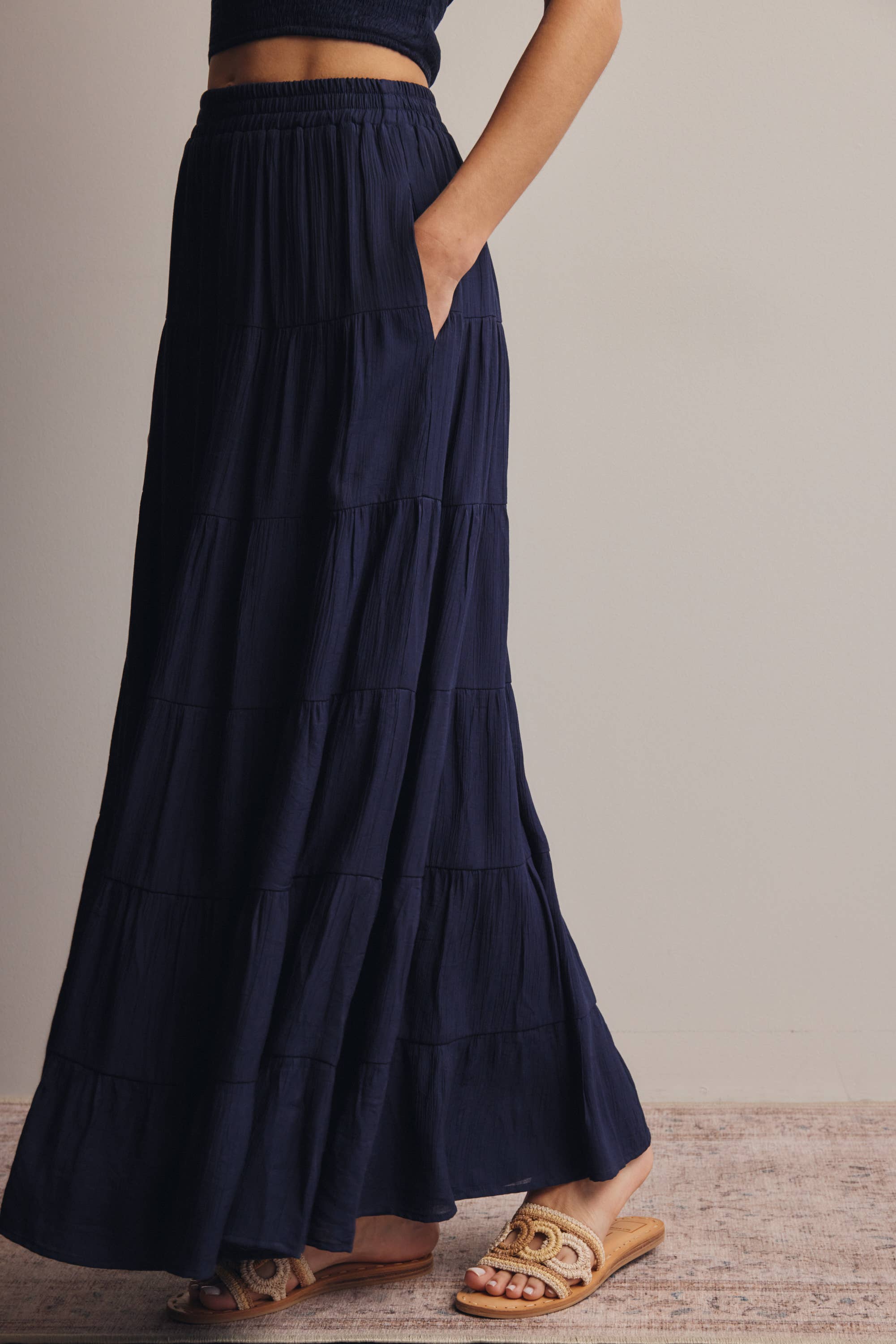 Vera Tiered Maxi Skirt