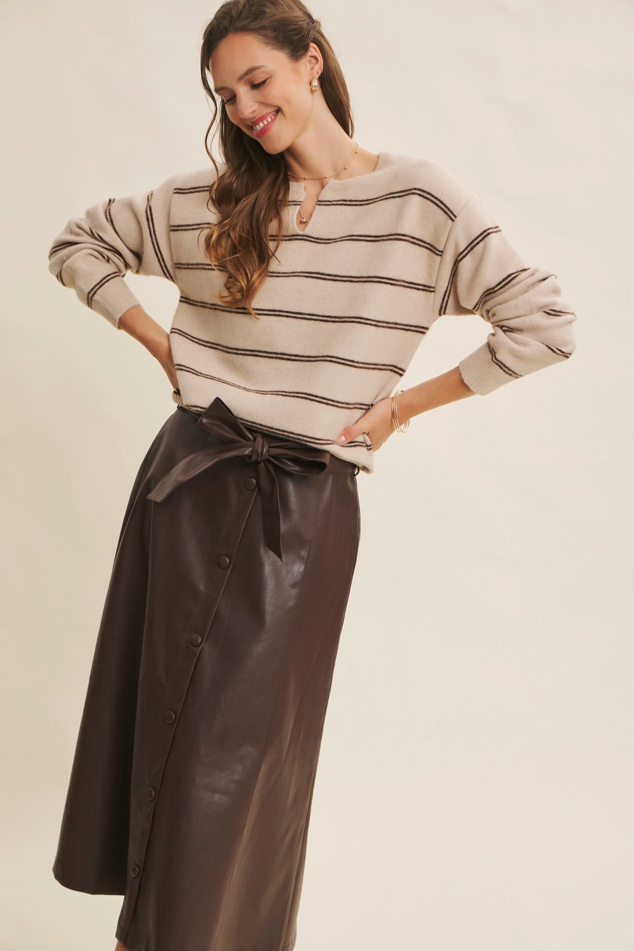 Marie Striped Sweater