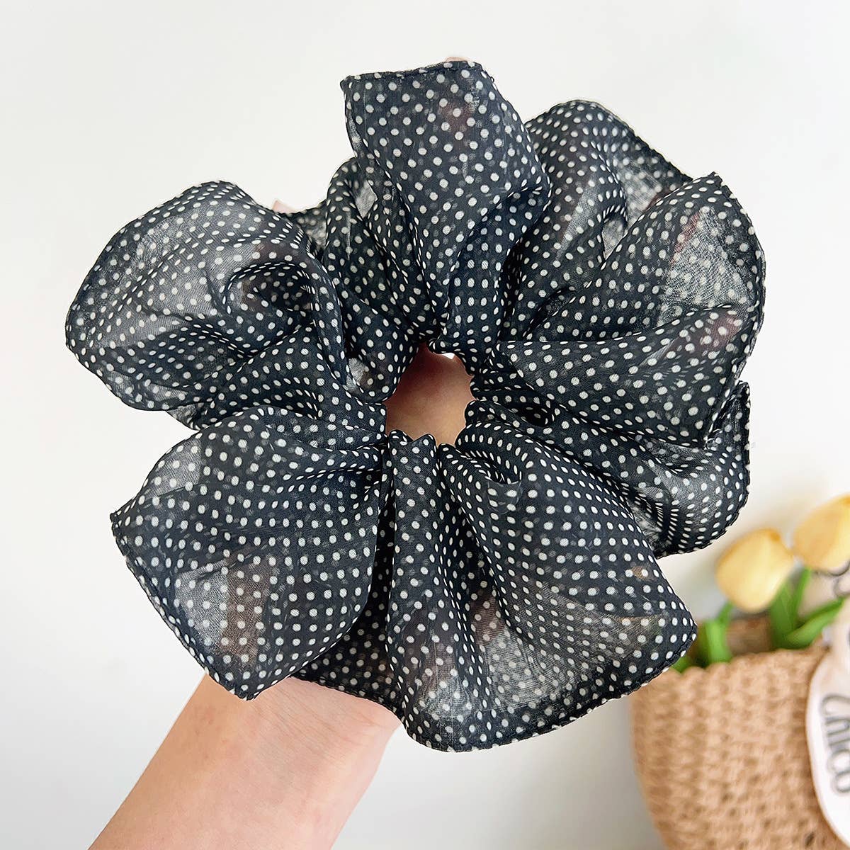 Polka Dot Scrunchies (Set of 2)