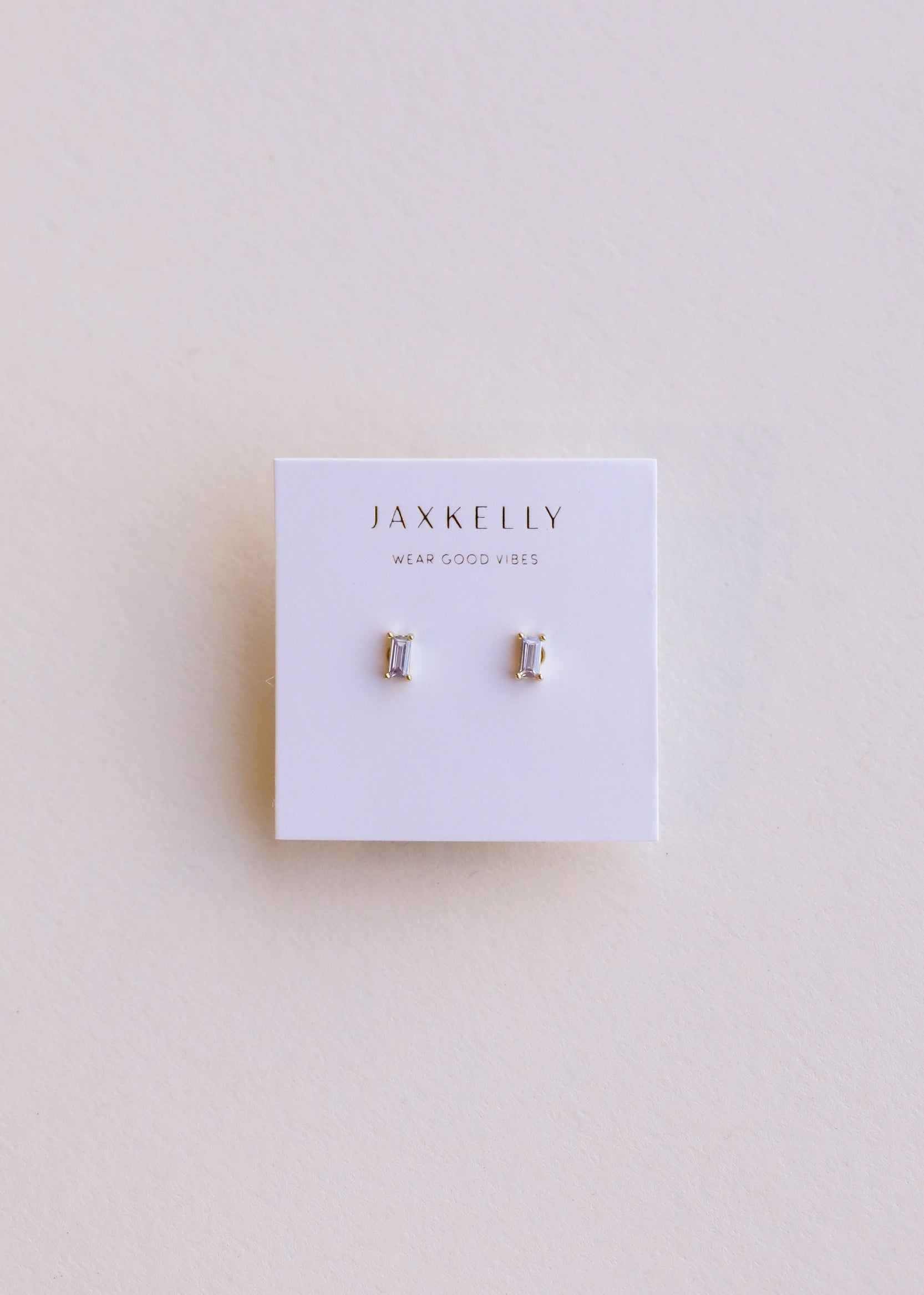 Baguette Gold Earrings