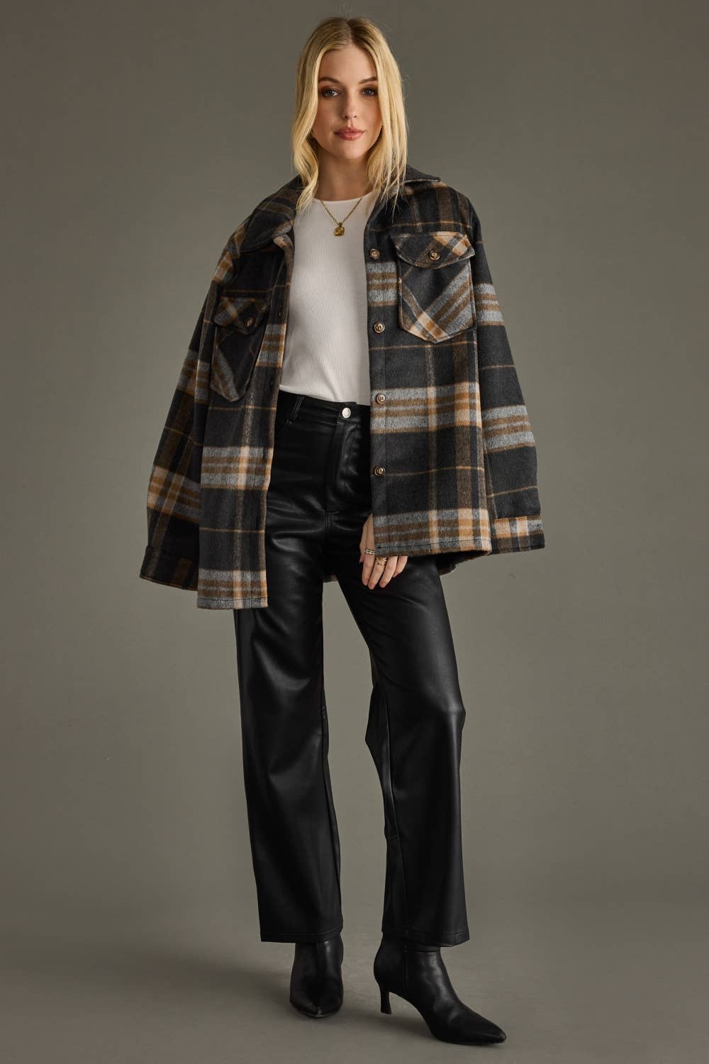 Emerson Plaid Shacket