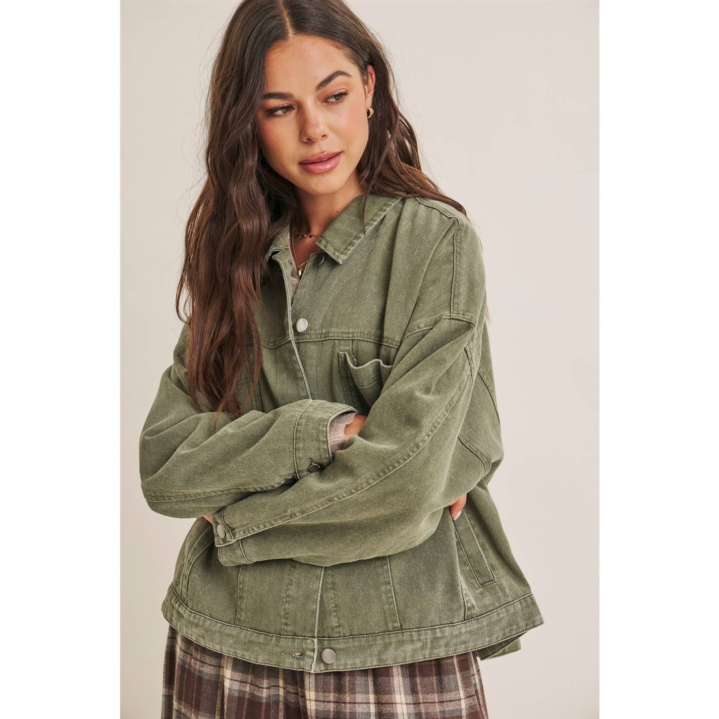 Sierra Oversized Twill Jacket