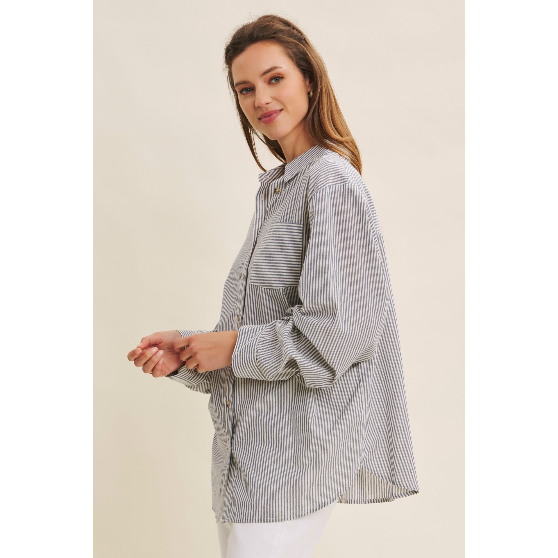 Saylor Striped Button Down Shirt