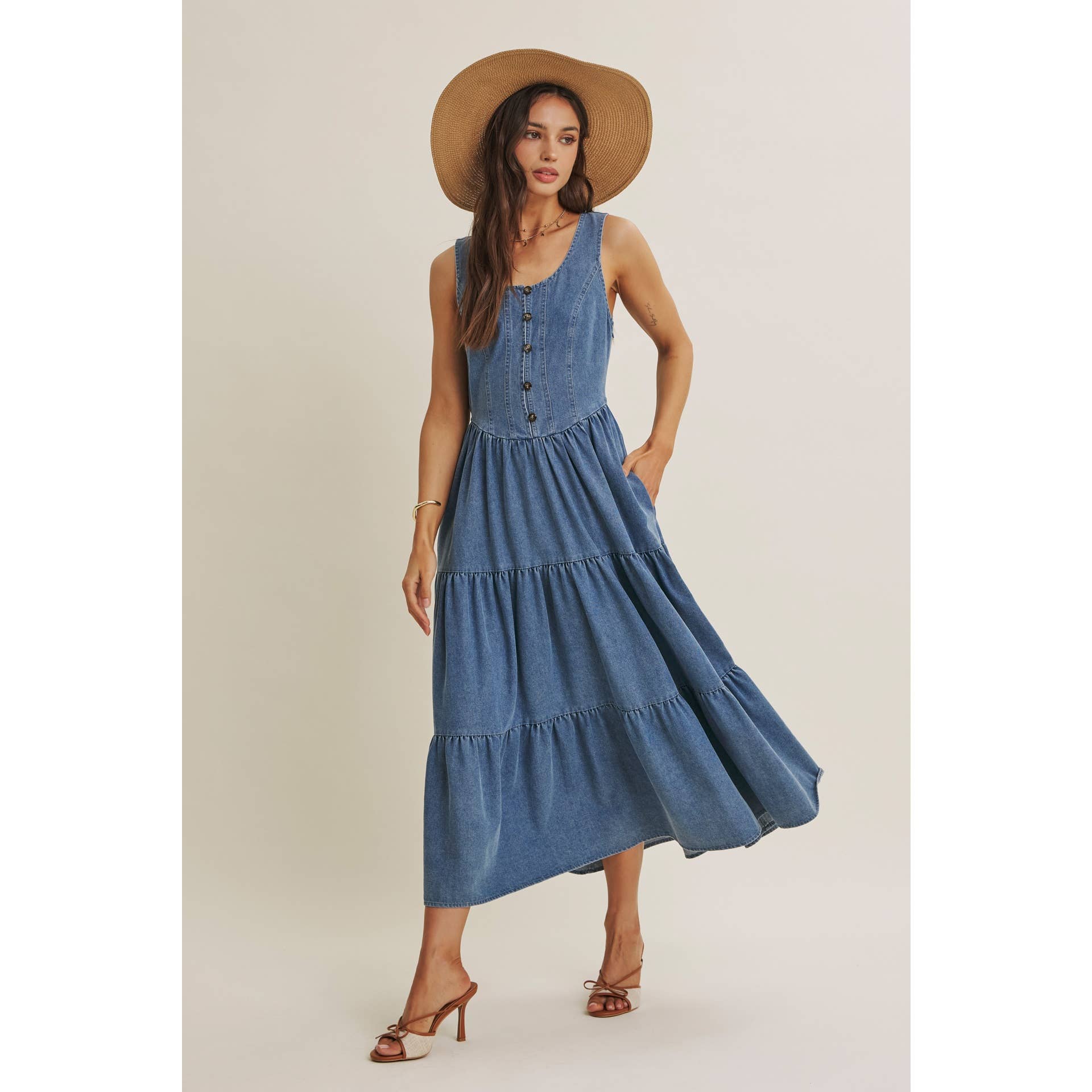 Mabel Tiered Mini Dress