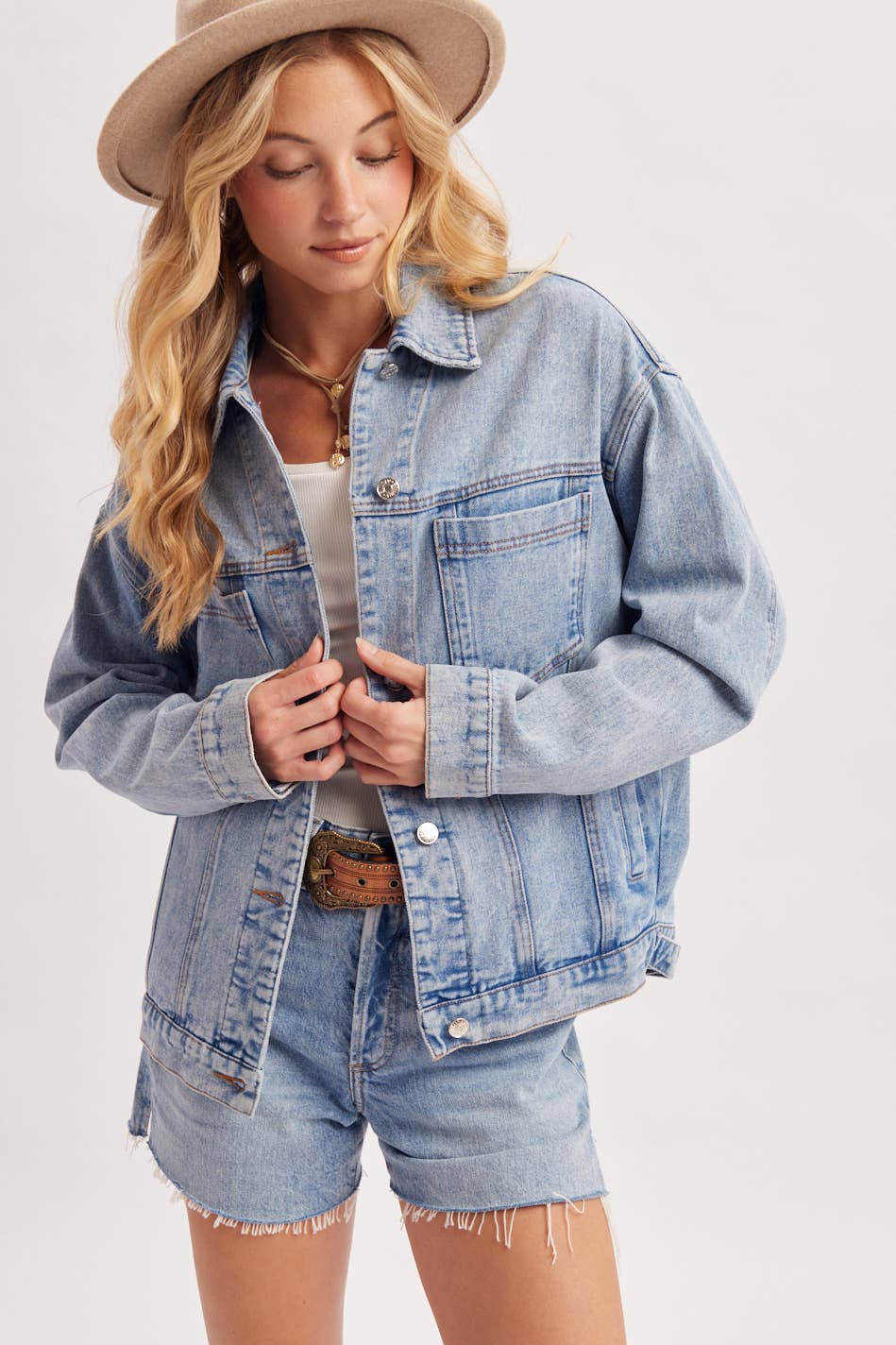 Roxie Oversized Denim Jacket