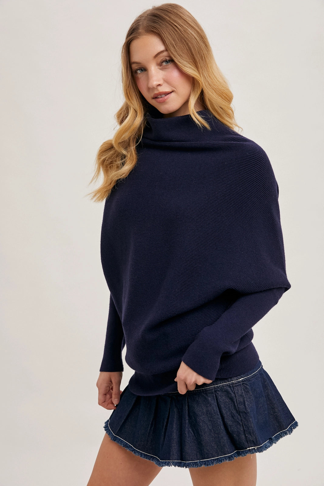 Holly Slouch Neck Dolman Sweater