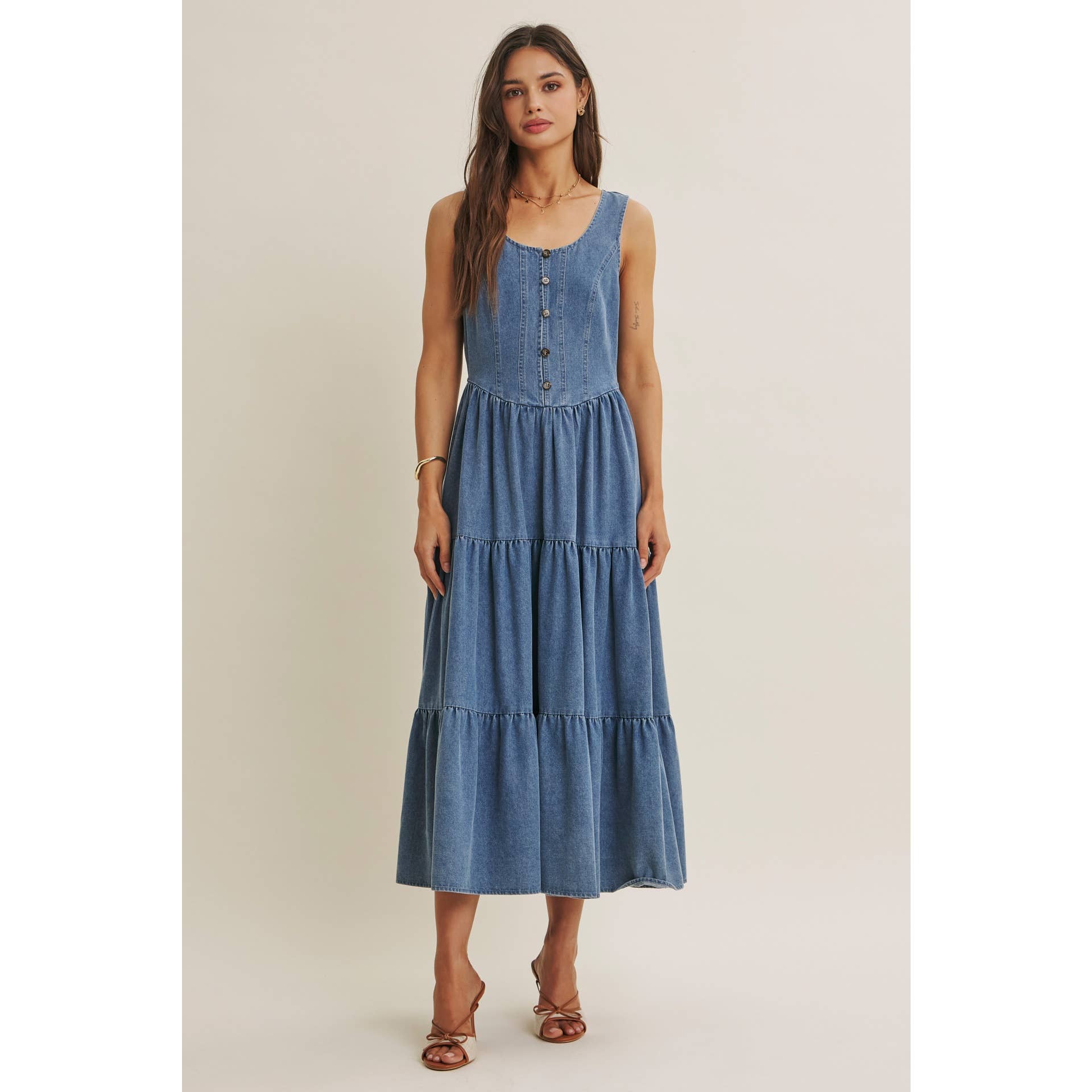 Mabel Tiered Mini Dress